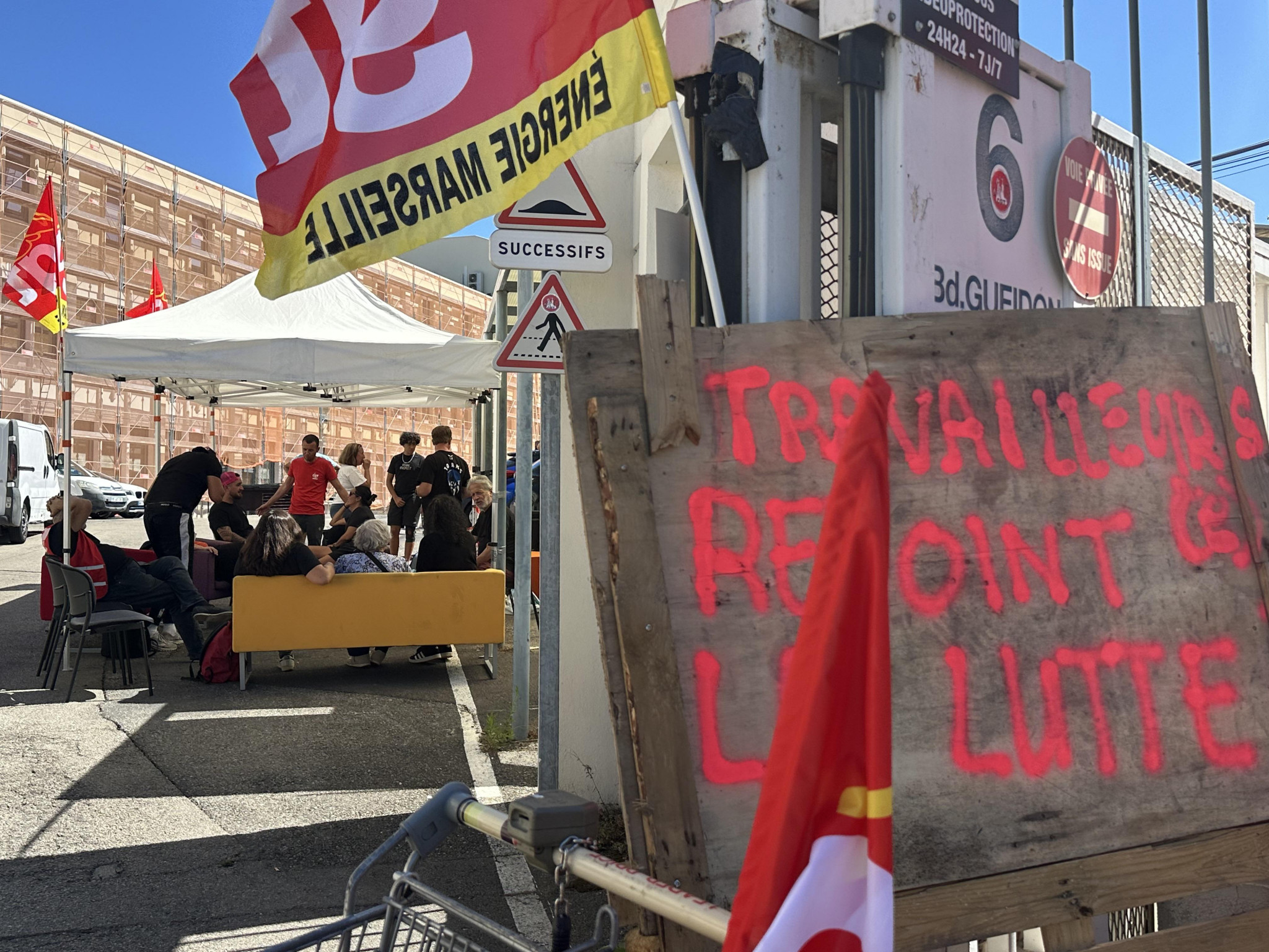 À Marseille, les agents de l’énergie contre la «&nbsp;foutaise disciplinaire&nbsp;»