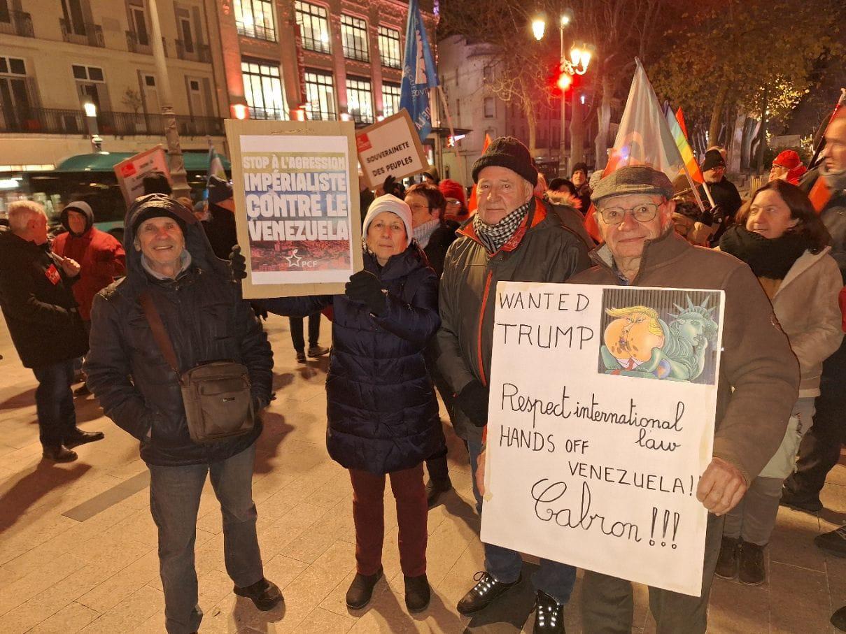 Des rassemblements pour soutenir le peuple vénézuélien
