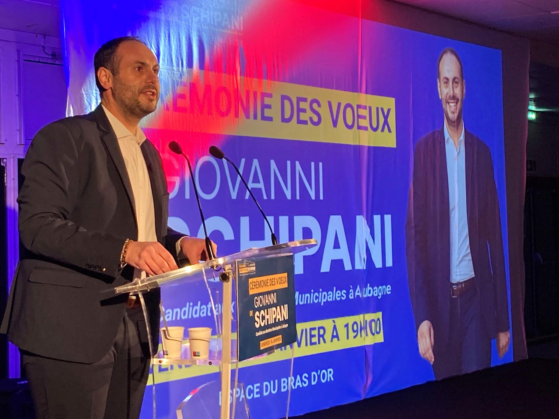 Les vœux du candidat Schipani à Aubagne orientés vers le social