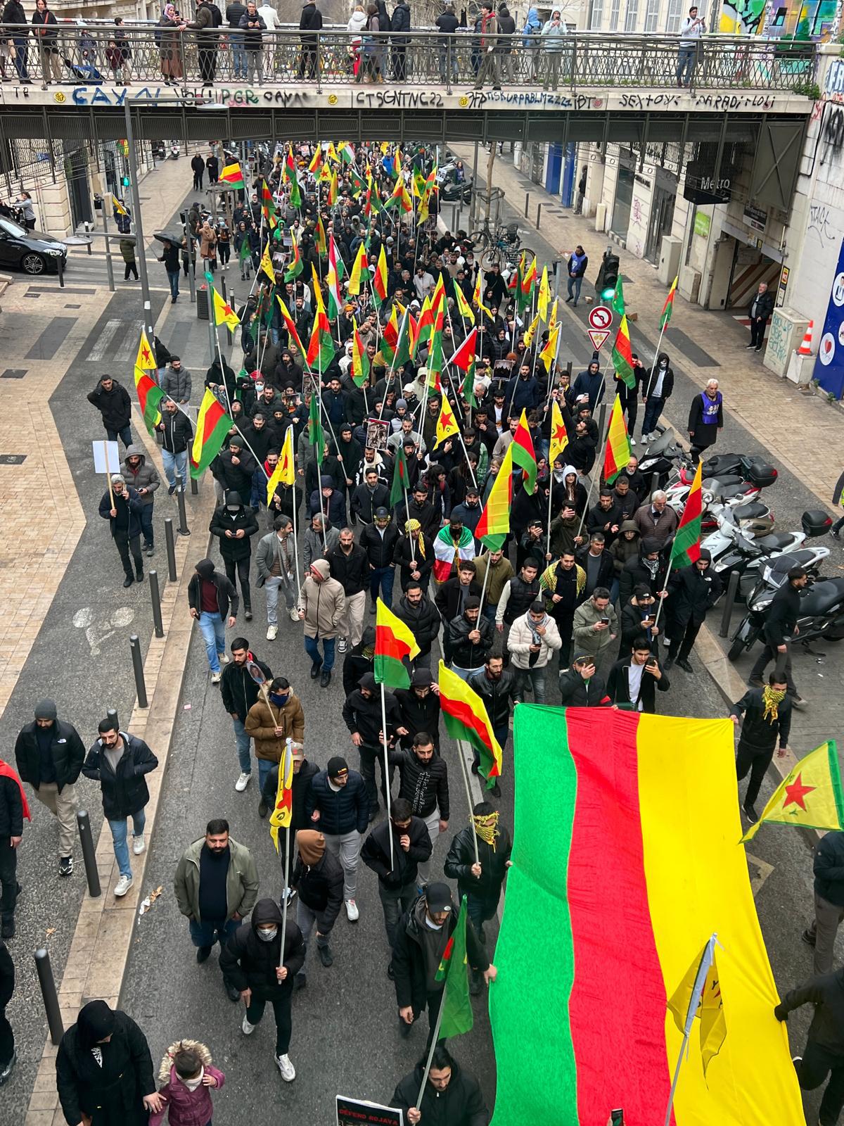 En soutien au peuple kurde du Rojava
