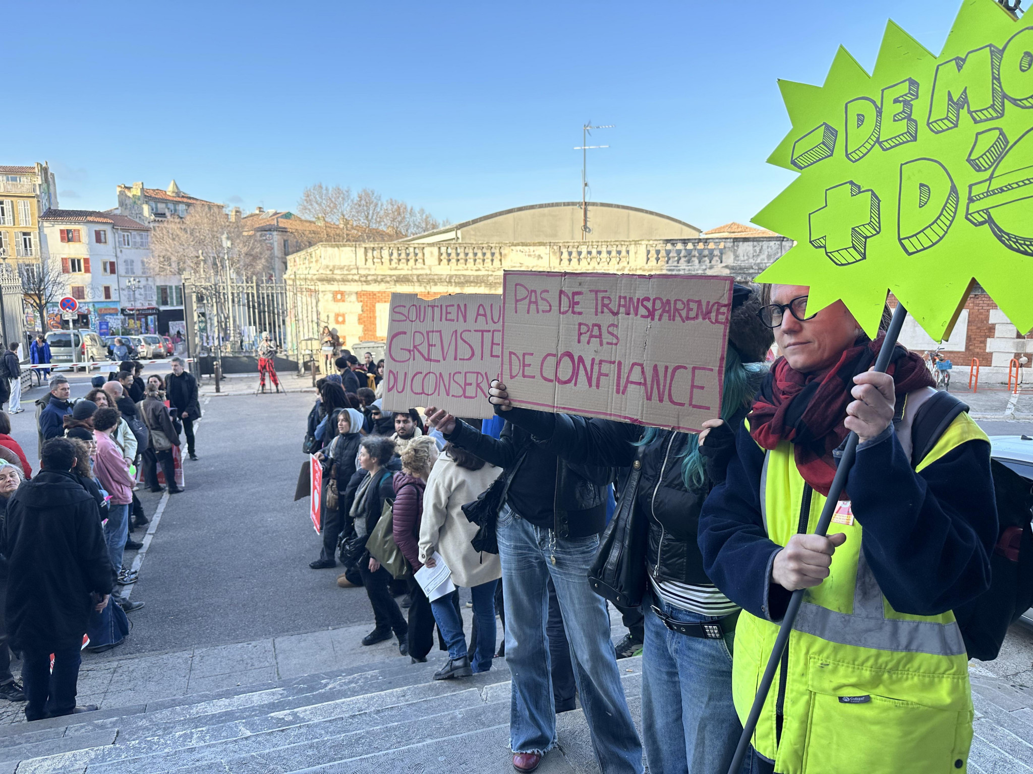 Colère sociale crescendo au conservatoire de Marseille