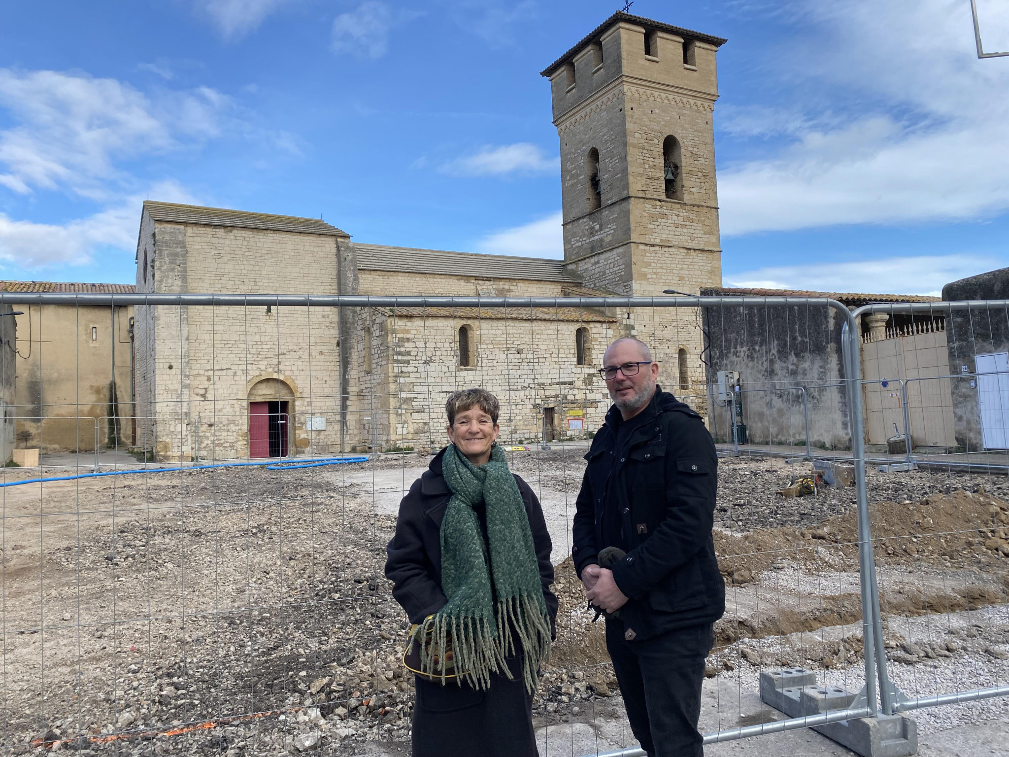Un vaste chantier de fouilles en plein cœur de la ville de Villeneuve-lès-Maguelone