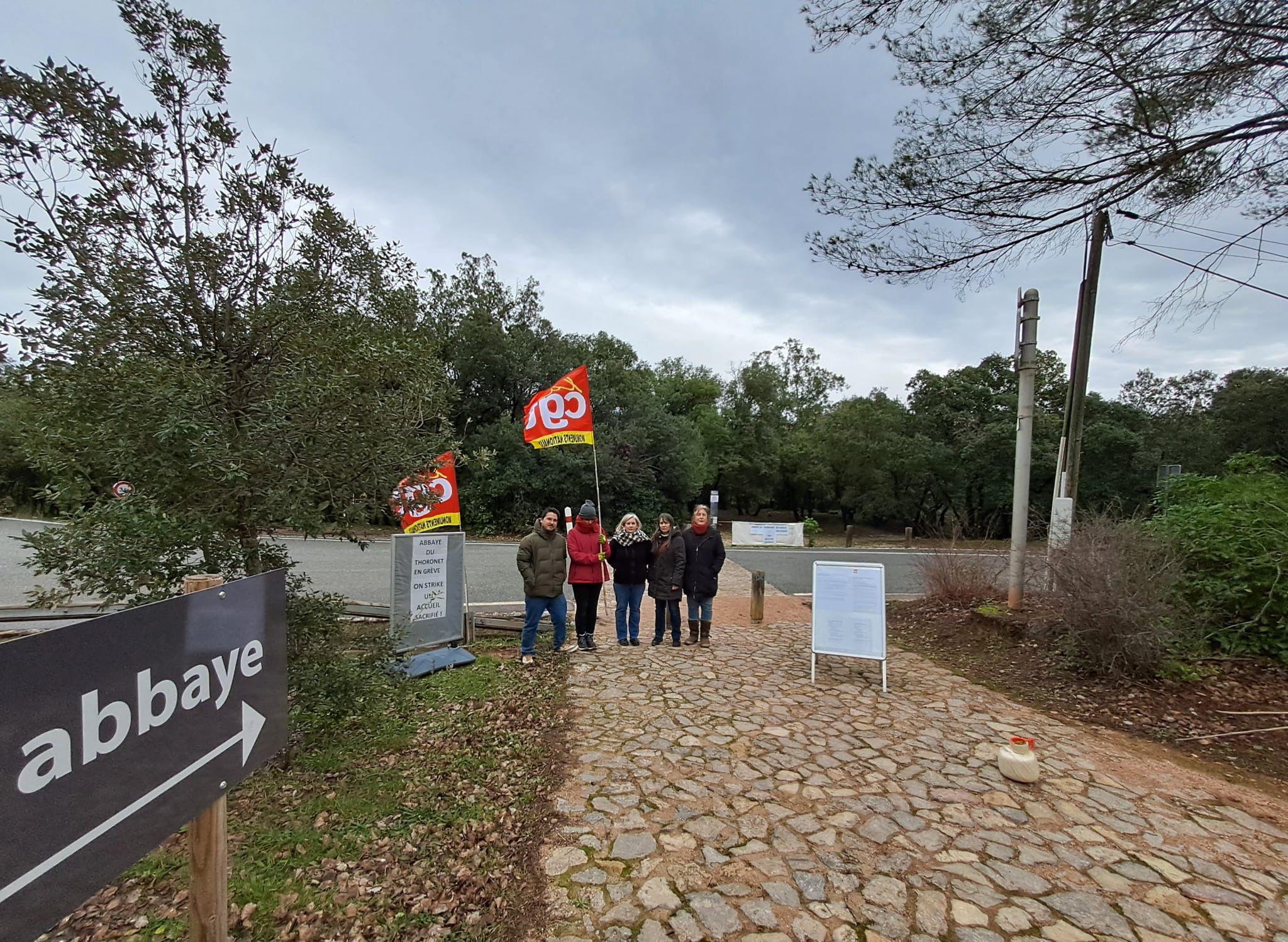 Les agents suspendent la grève à l’Abbaye du Thoronet