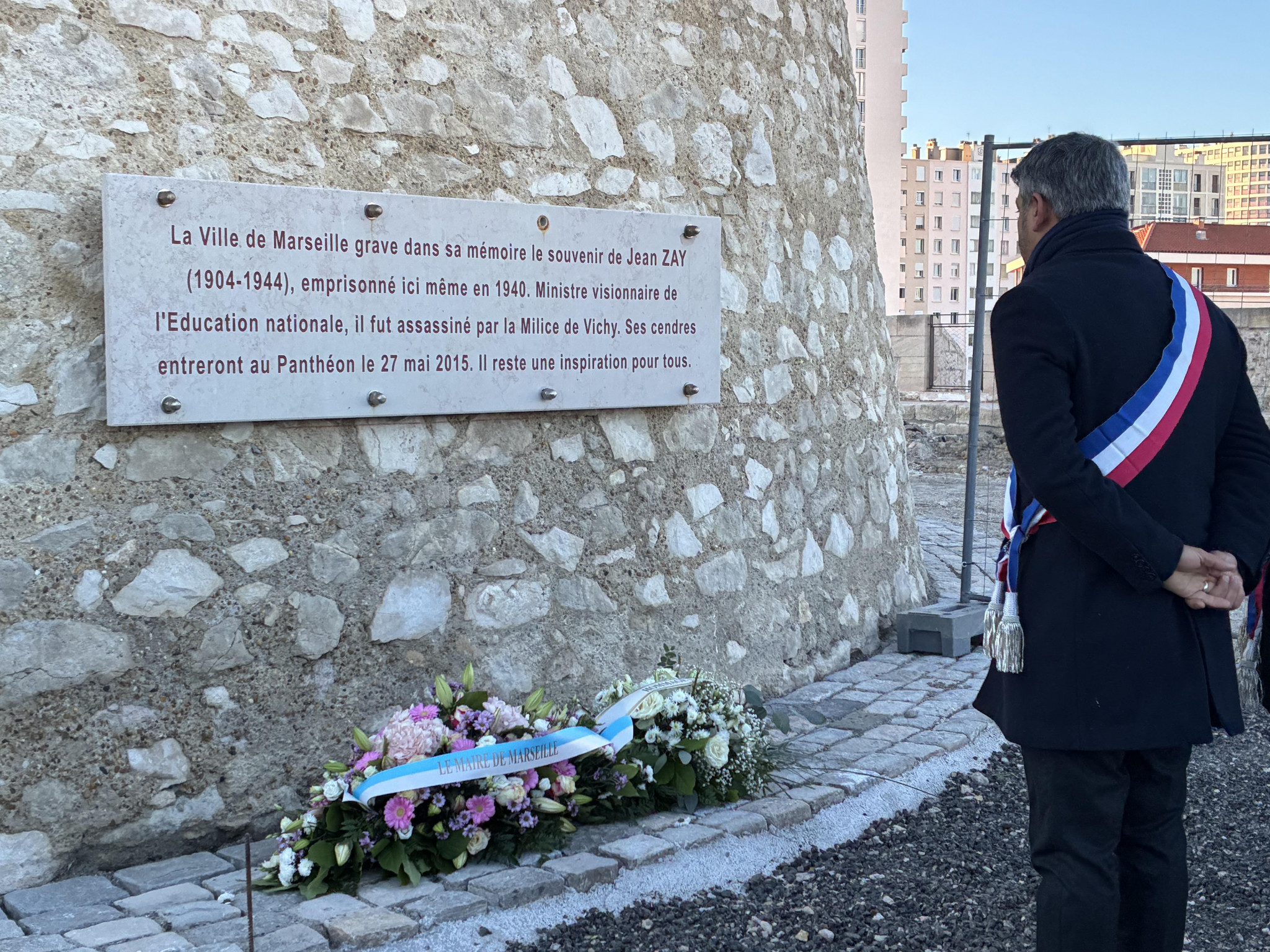 Hommage à Jean Zay, ancien ministre assassiné par Vichy