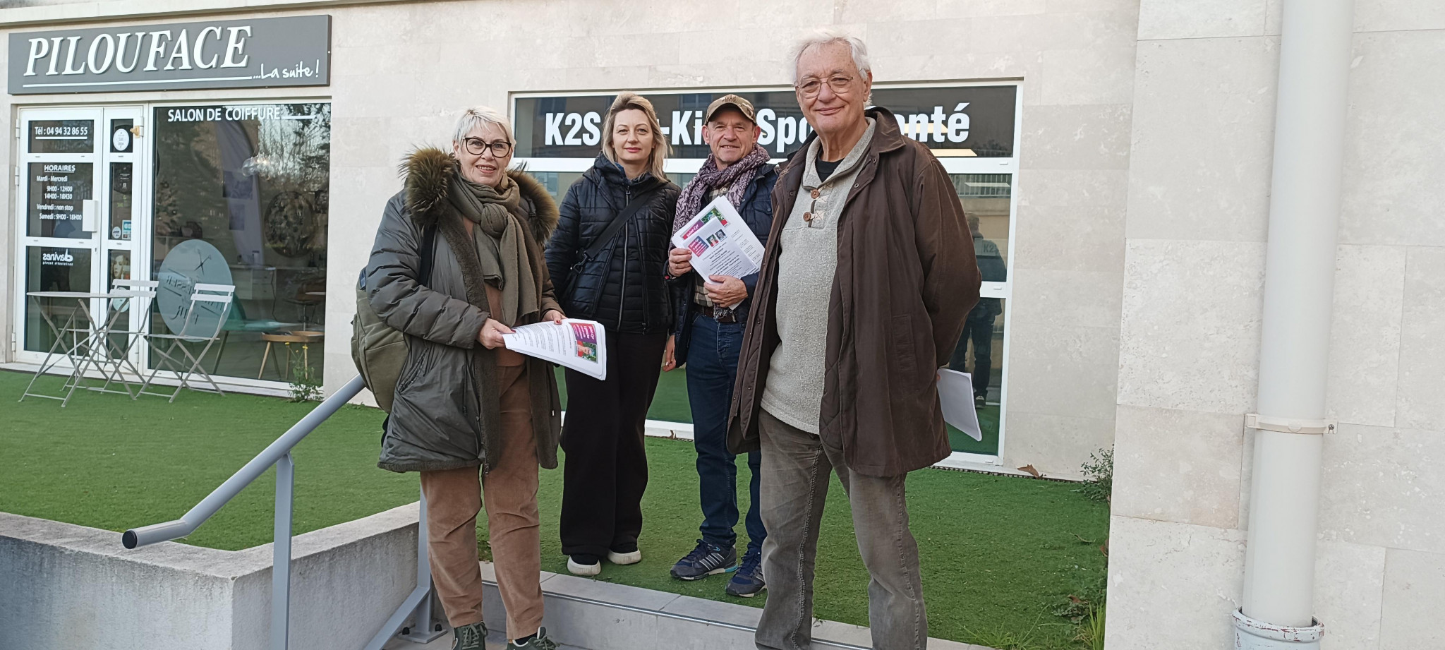 Sylvie Vinceneux à la rencontre des commerçants de Saint-Cyr