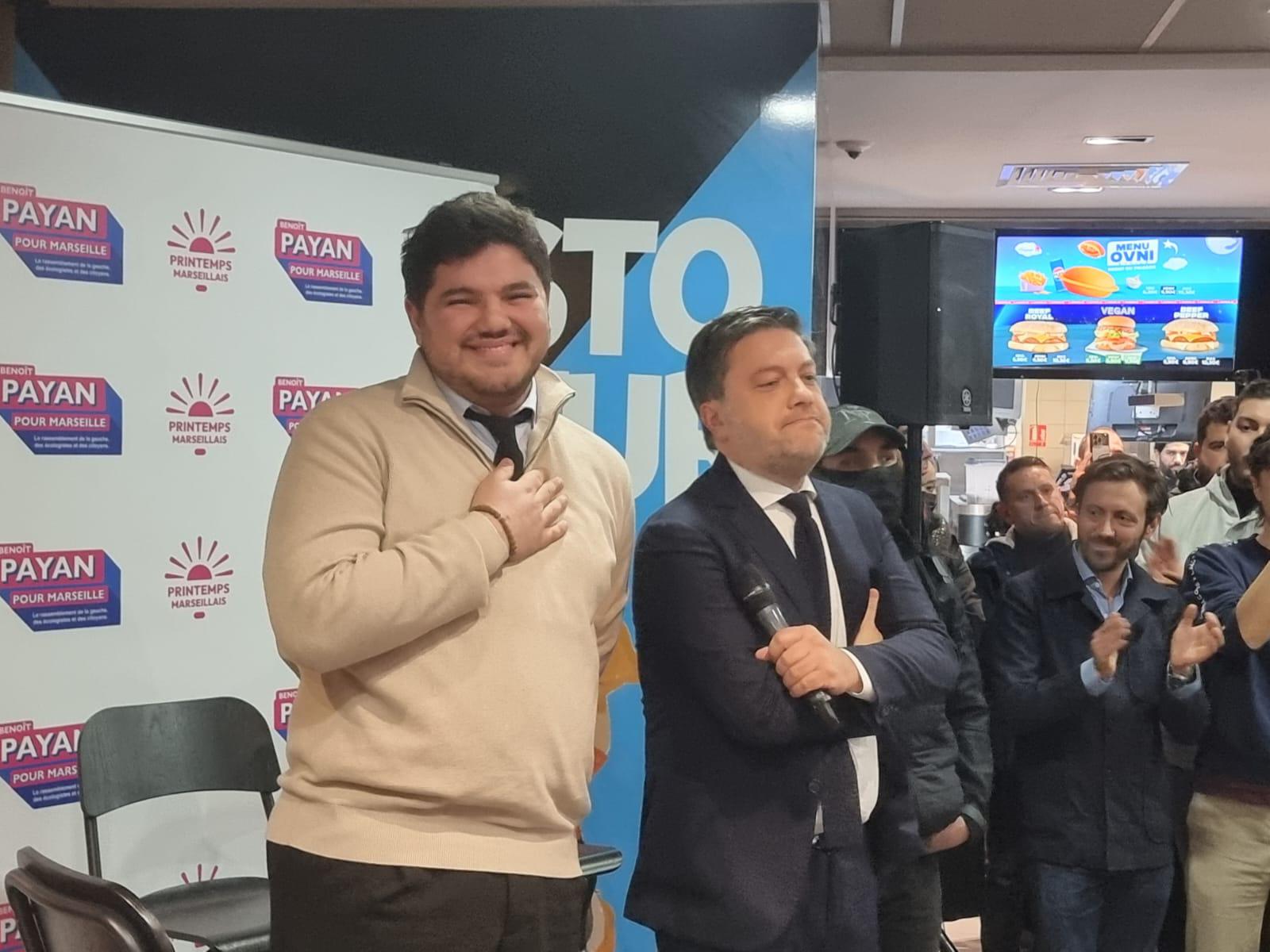 Amine Kessaci candidat aux côtés de Benoît Payan pour les municipales à Marseille