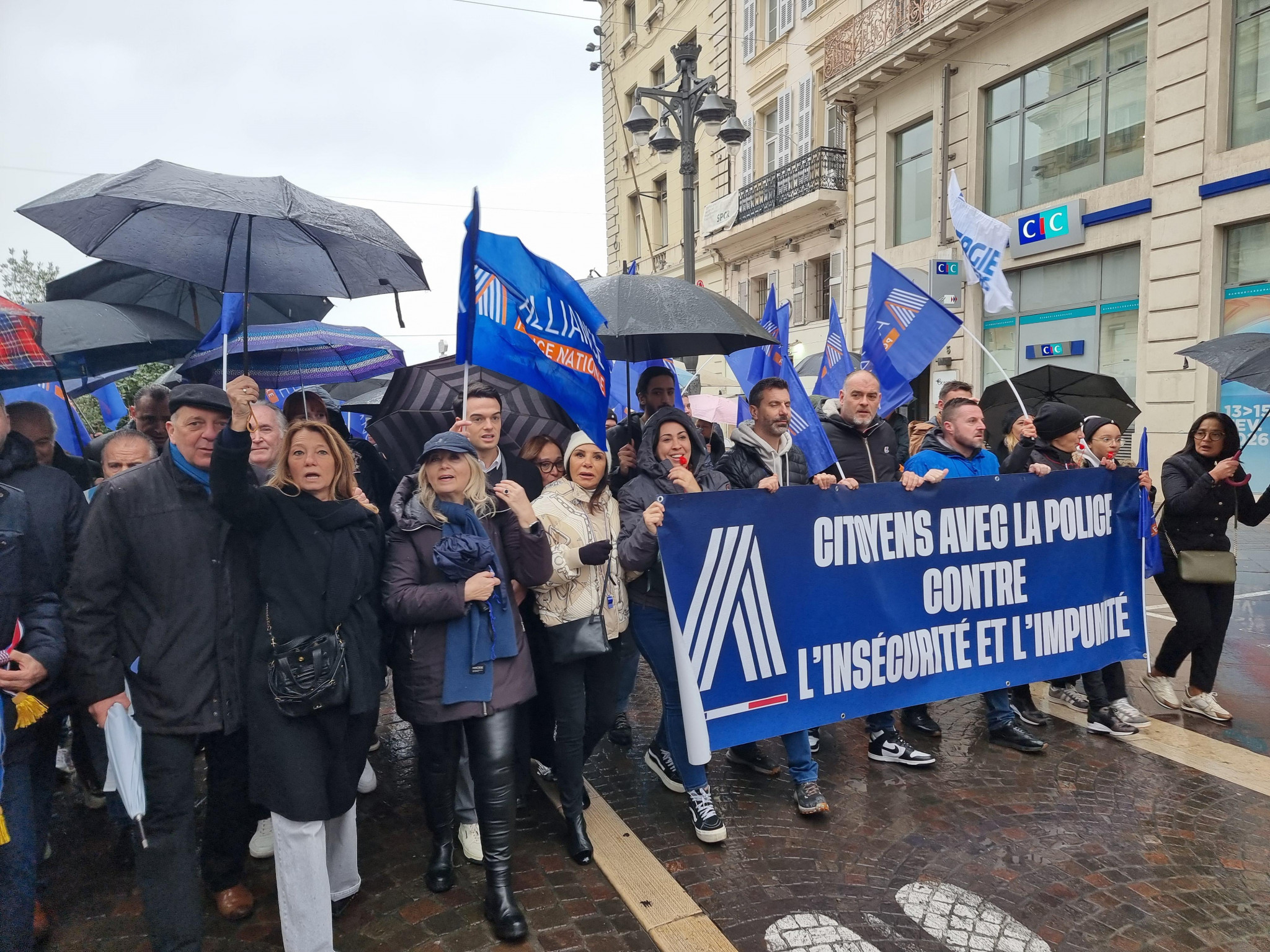 Marseille : les policiers manifestent pour plus de moyens