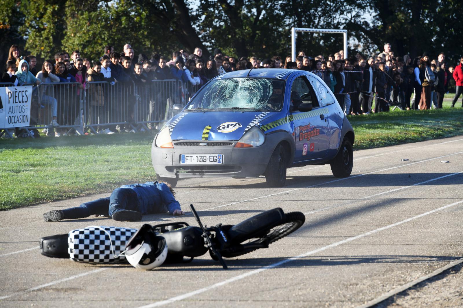 Face aux dangers de la route, les collégiens sensibilisés