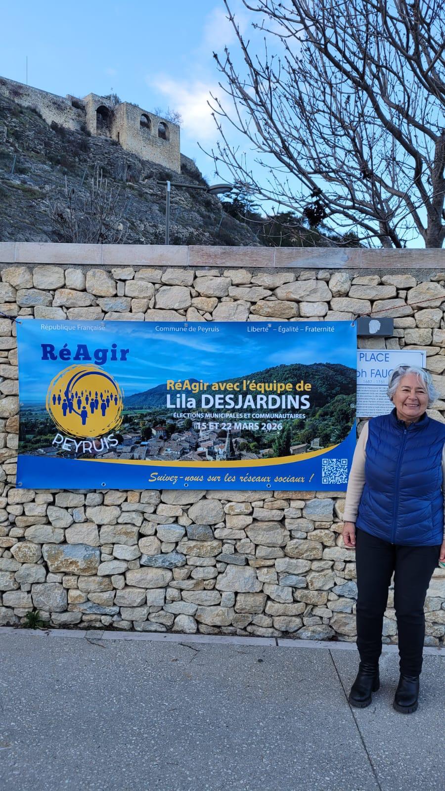 À Peyruis, Lila Desjardins candidate face au RN