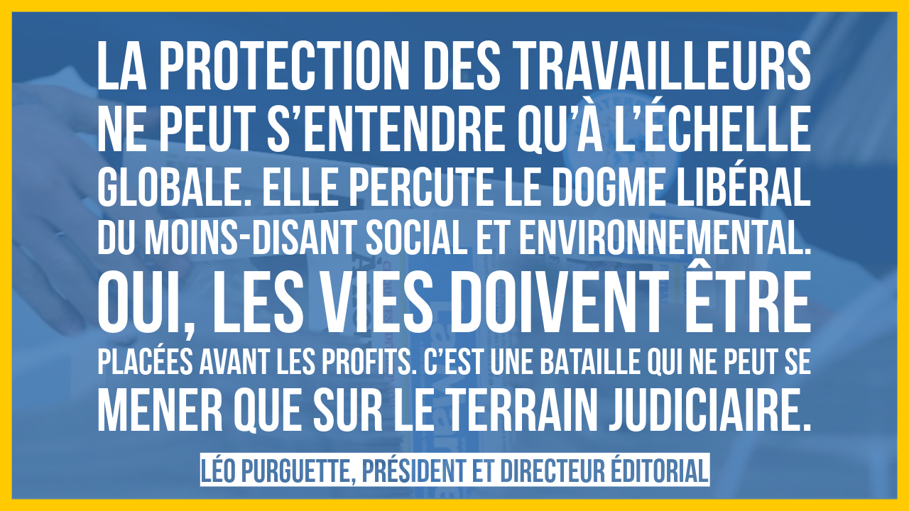 Les vies avant les profits