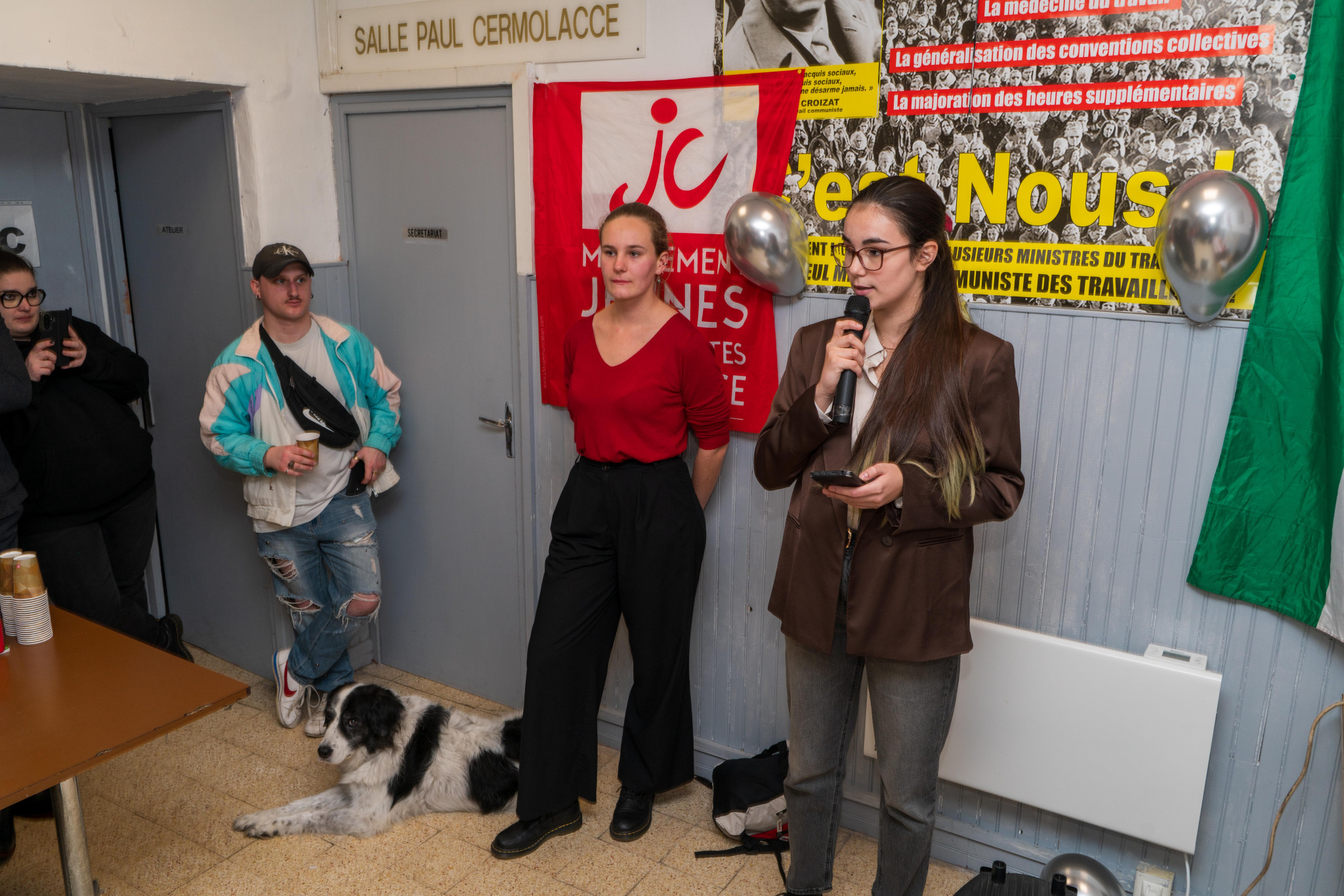 Les jeunes communistes marseillais à bloc contre le RN