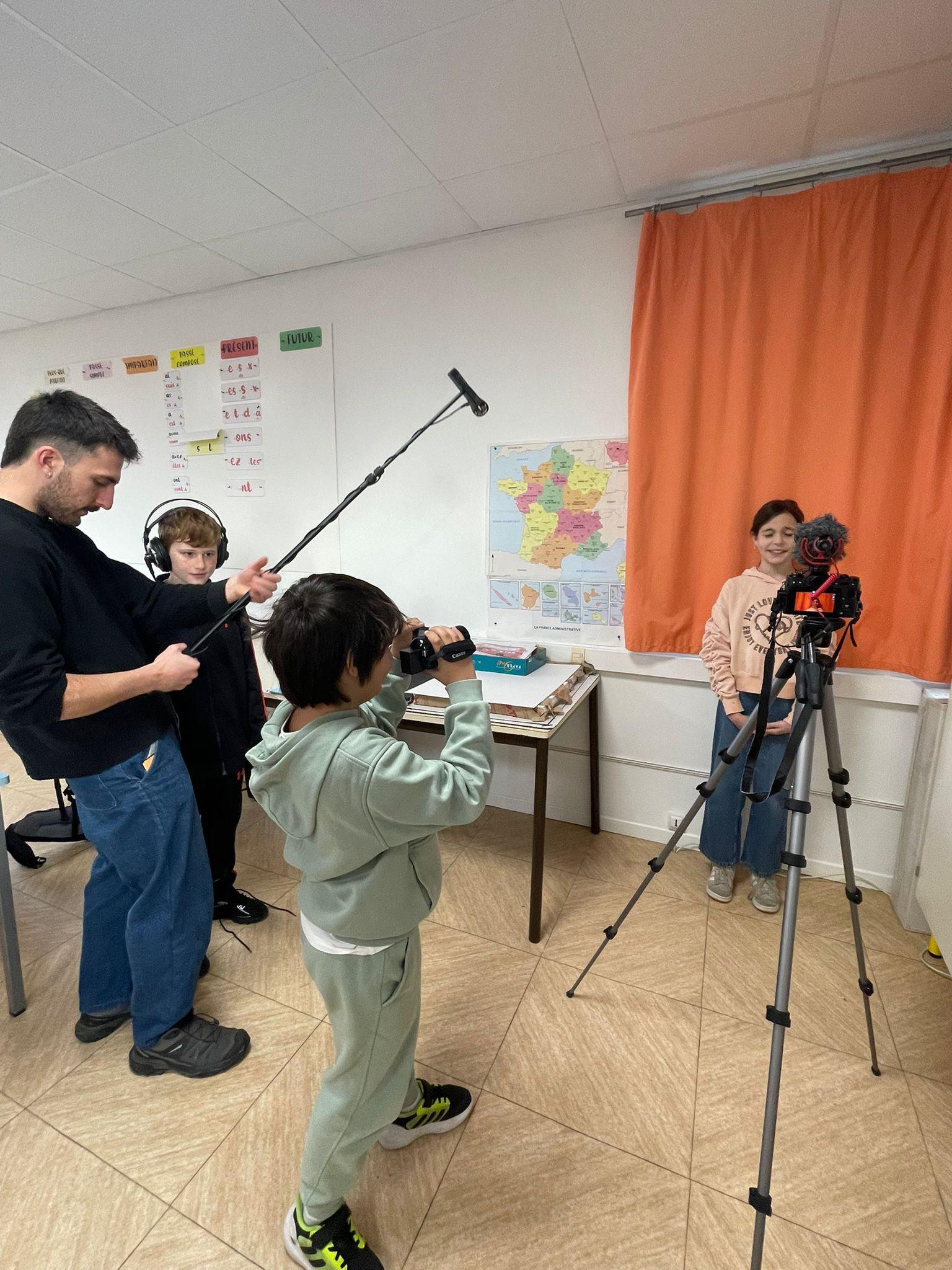 Le cinéma s’invite à l’école élémentaire au Rove