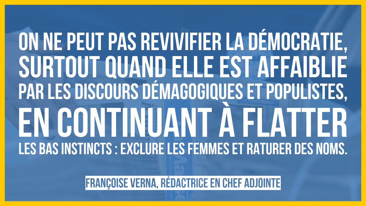 La parité c’est faire vivre l’égalité