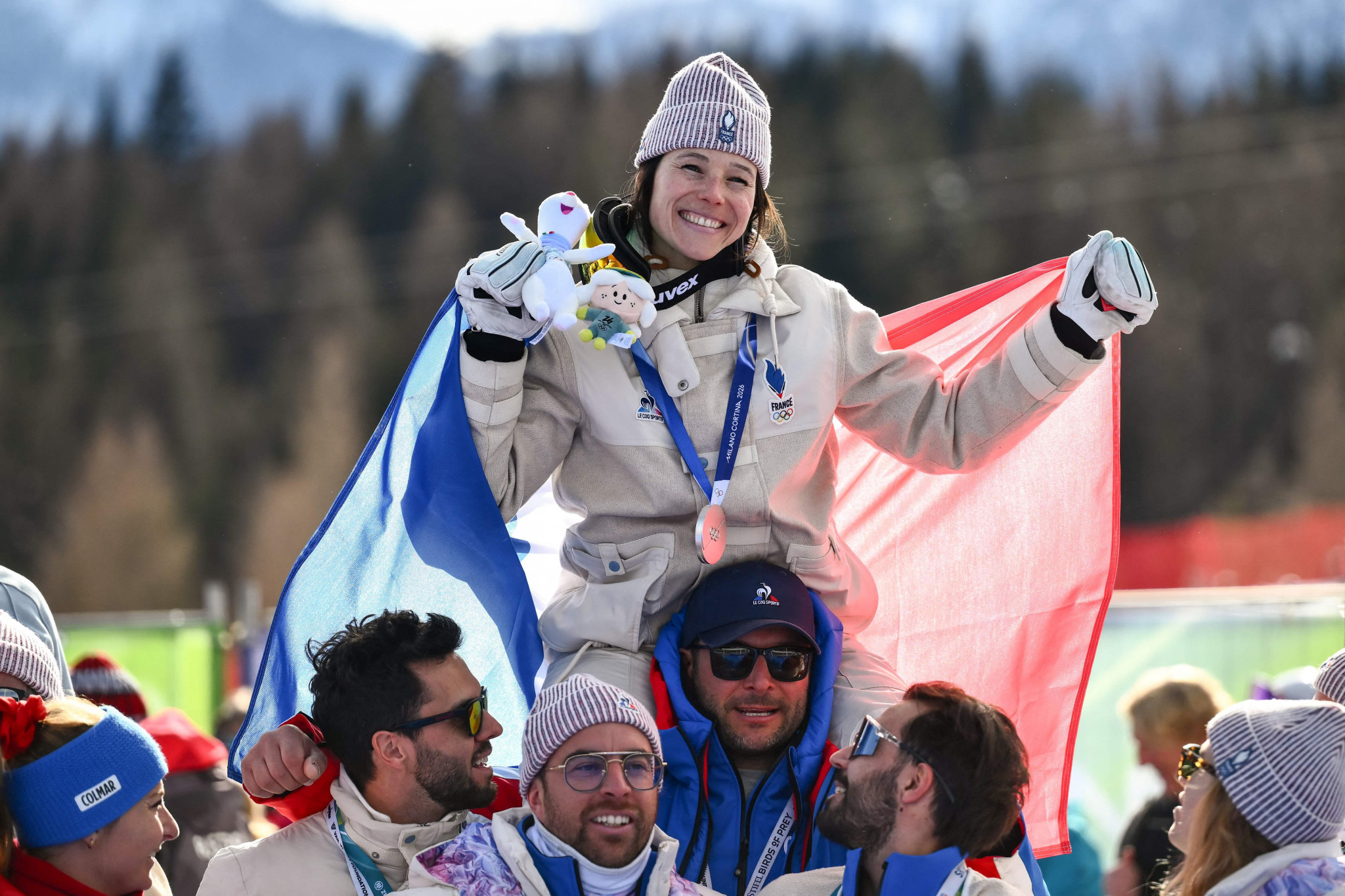JO : l’argent du bonheur pour Romane Miradoli en ski alpin