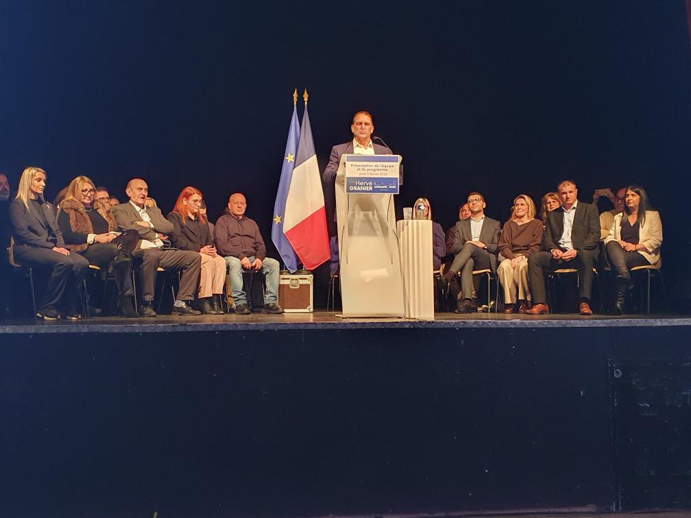 Hervé Granier, maire sortant, présente la totalité de sa liste et son programme