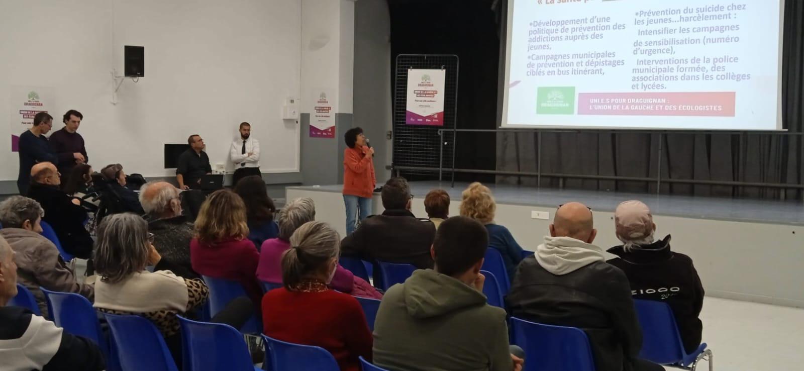 La gauche dévoile ses priorités lors d’une réunion à Draguignan