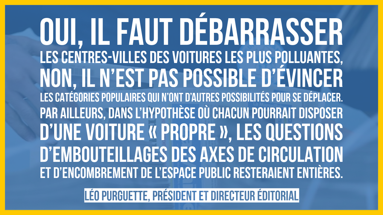 Les véhicules et ceux qui sont dedans