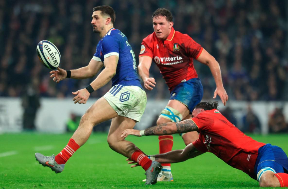 Rugby-VI Nations : la France maîtrise la fougue italienne