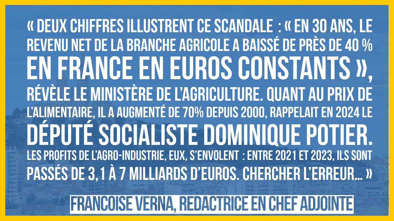 Les paysans ont de la valeur