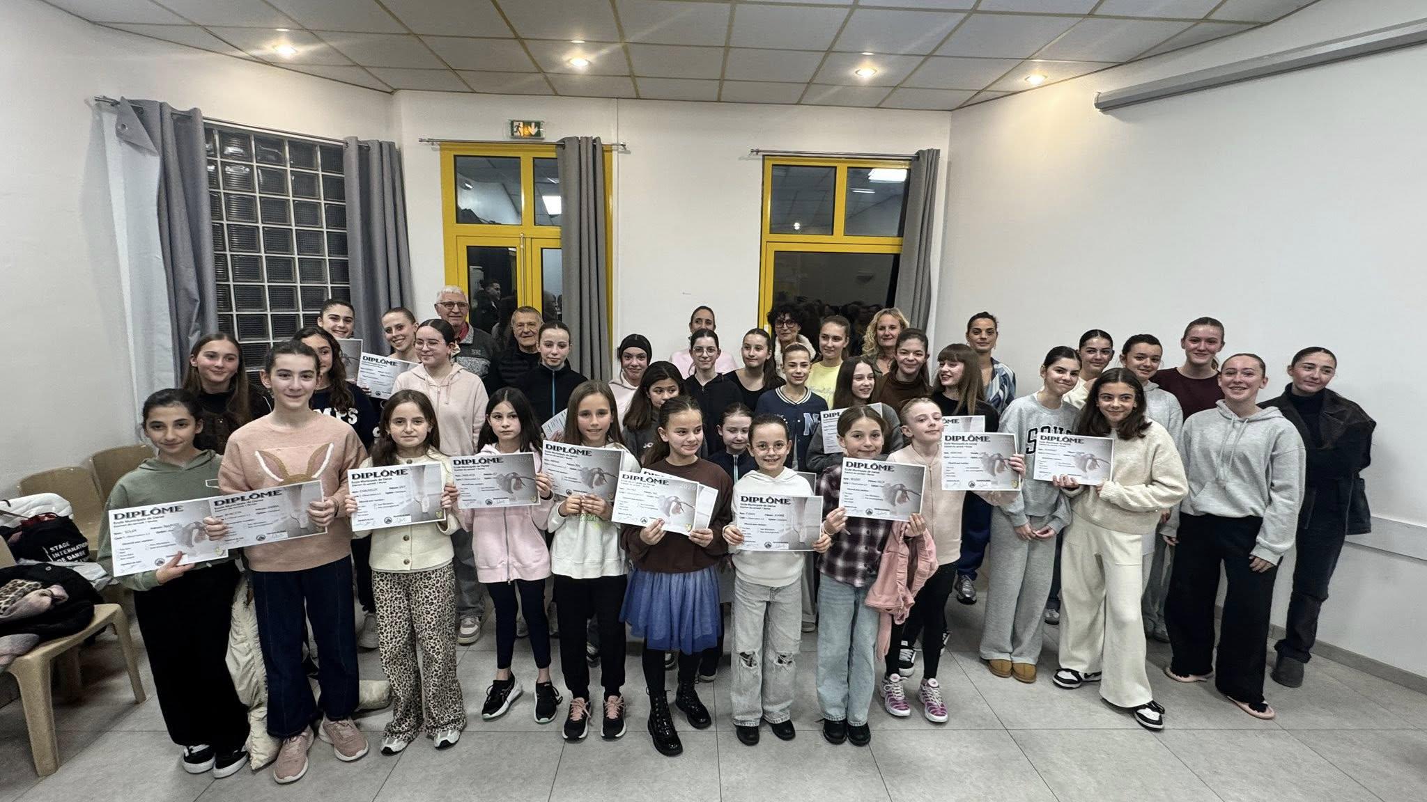 Les élèves de l’école municipale de danse du Rove récompensés pour leurs efforts