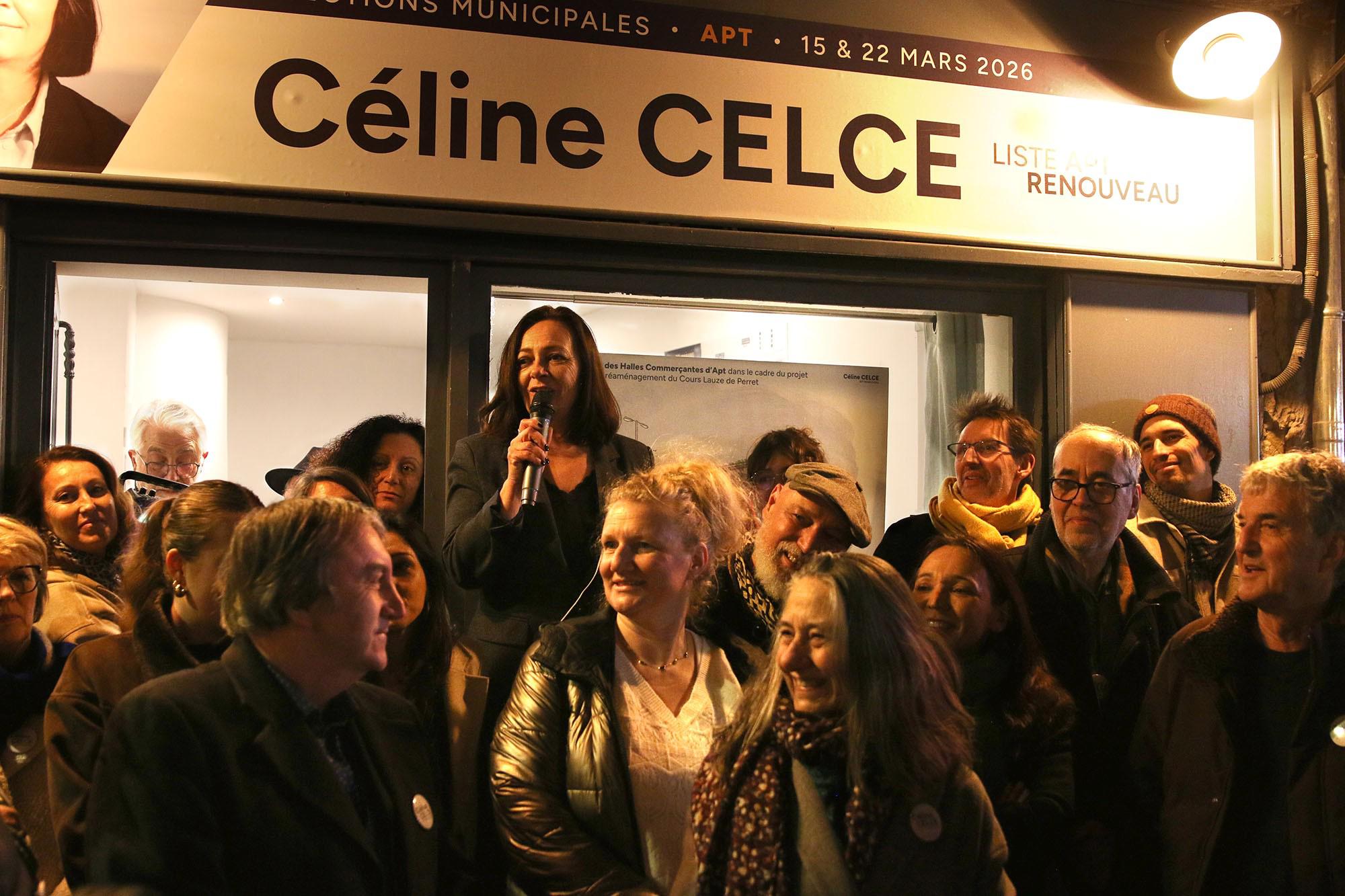 À Apt, Céline Celce a inauguré son local