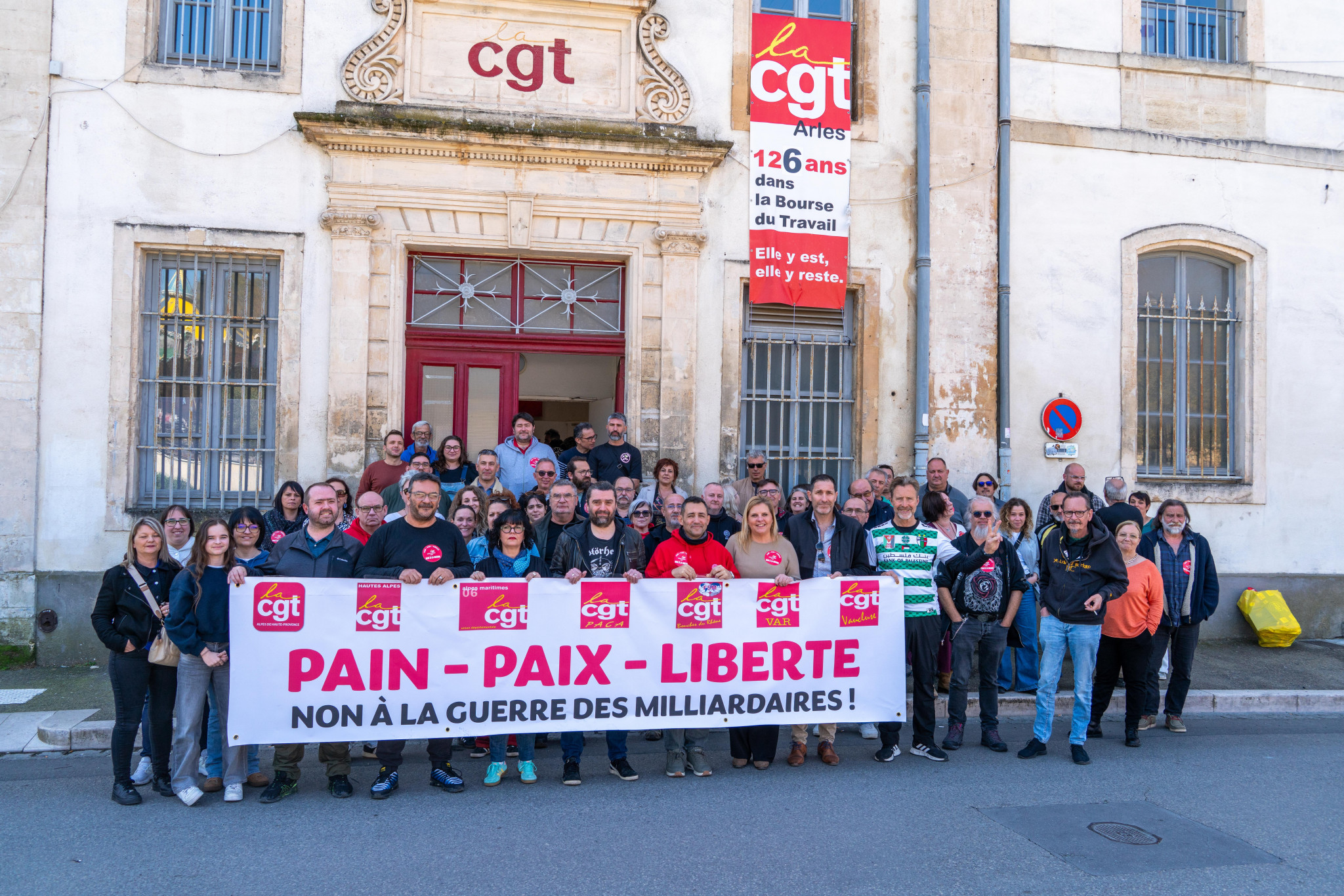 La Bourse du Travail, haut lieu de lutte et de paix