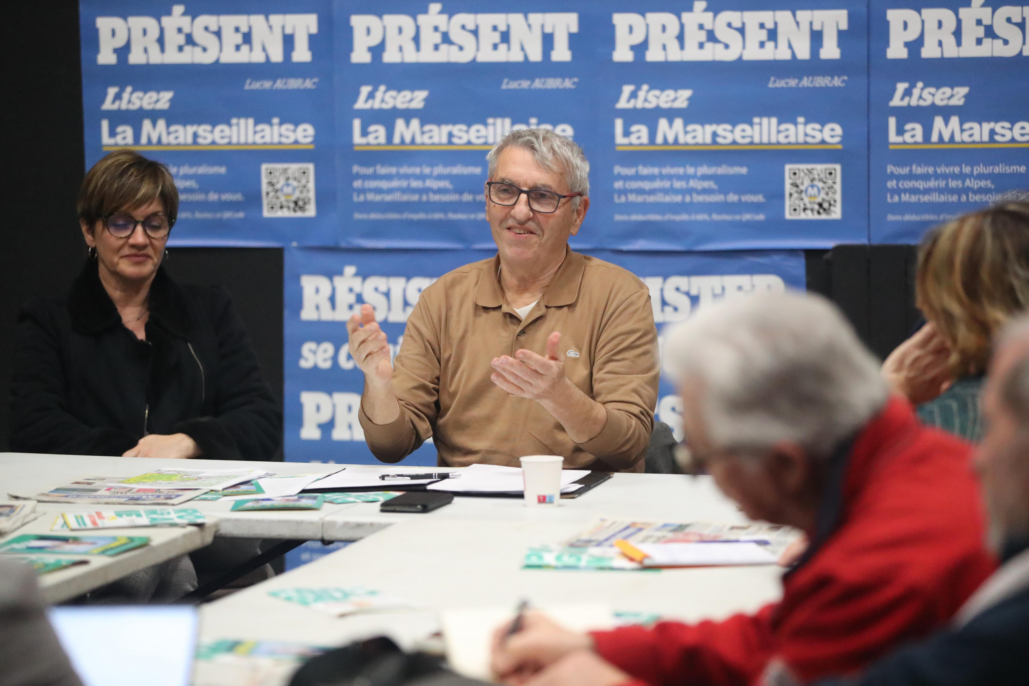 Jean-Pierre Squillari face aux lecteurs à Aubagne