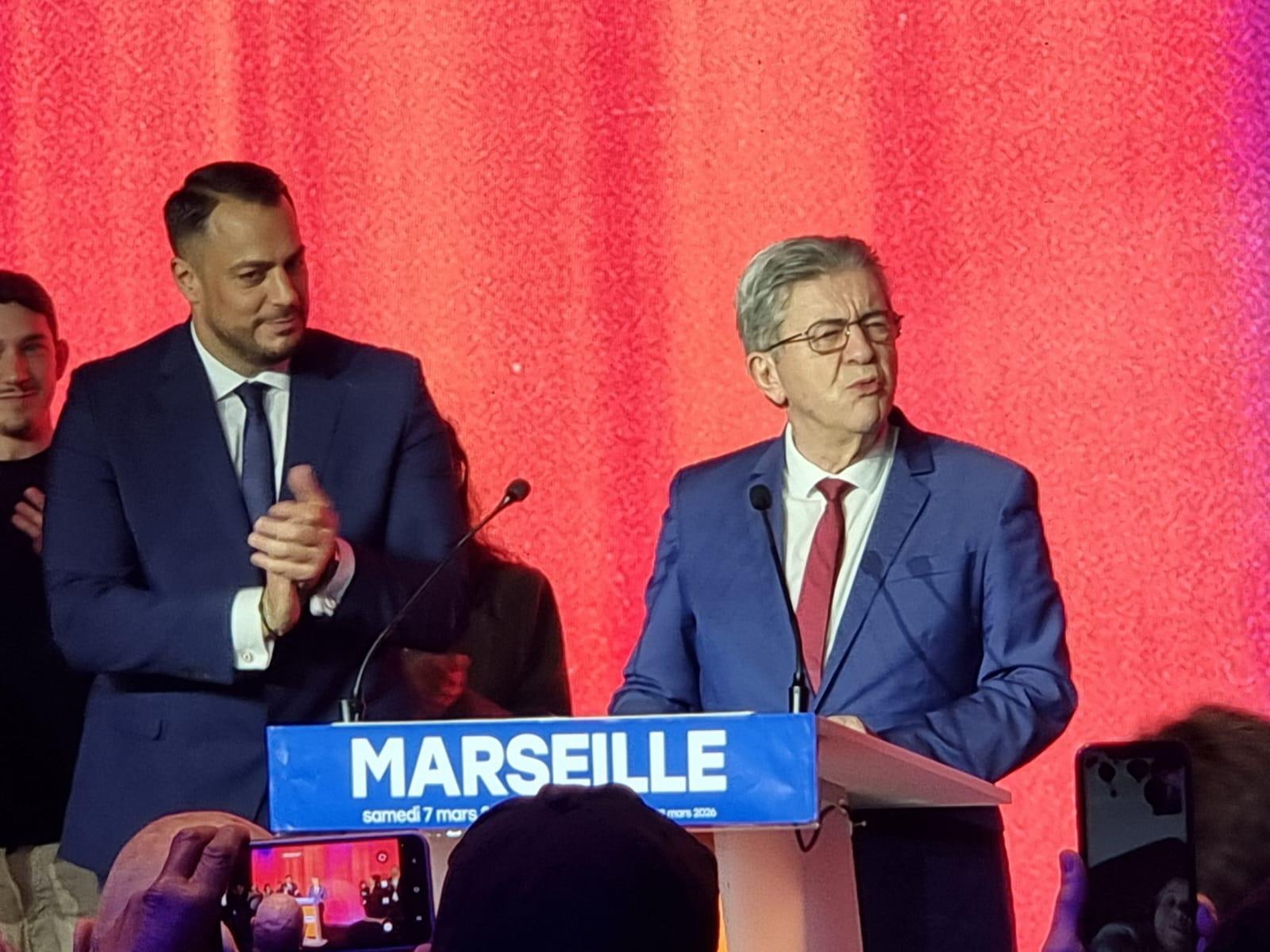 À Marseille, Jean-Luc Mélenchon appelle à résister à la « vague brune »