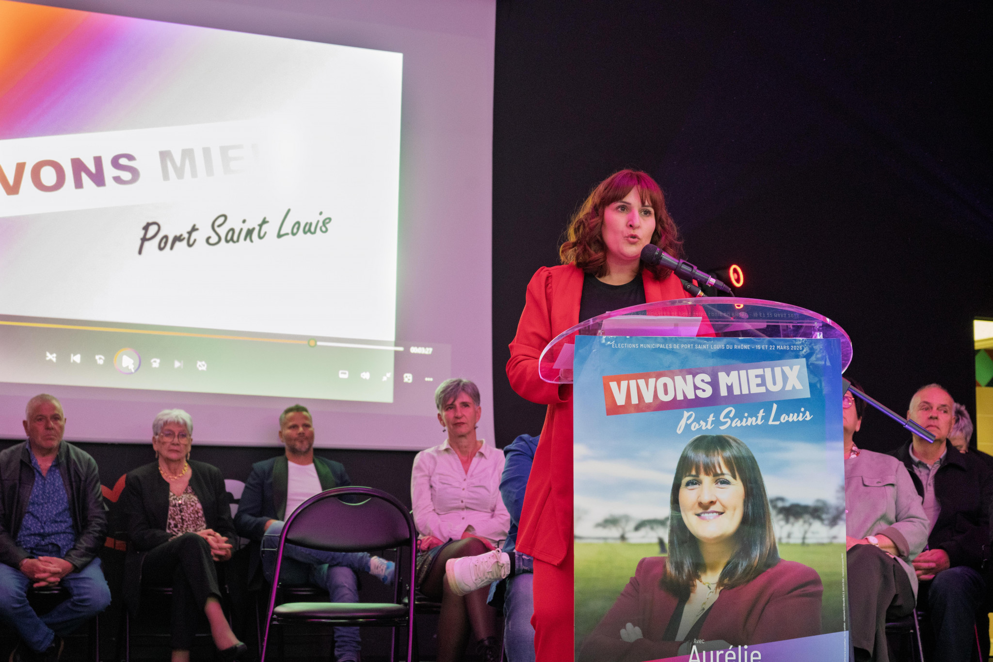 Aurélie Grach en lutte pour mieux vivre à Port-Saint-Louis