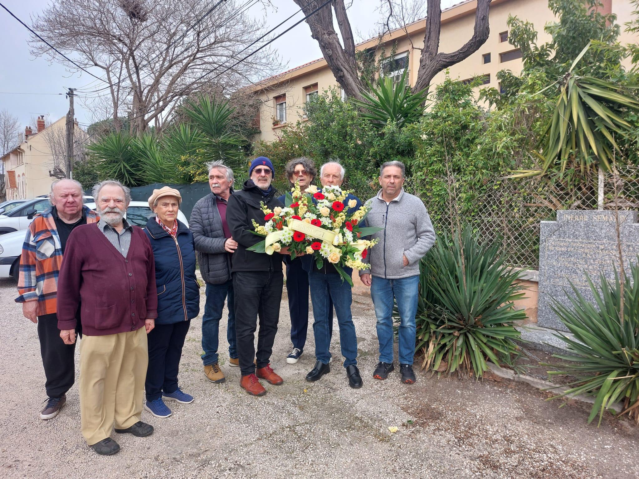 La CGT Cheminots rend hommage à Pierre Semard à La Seyne-sur-Mer