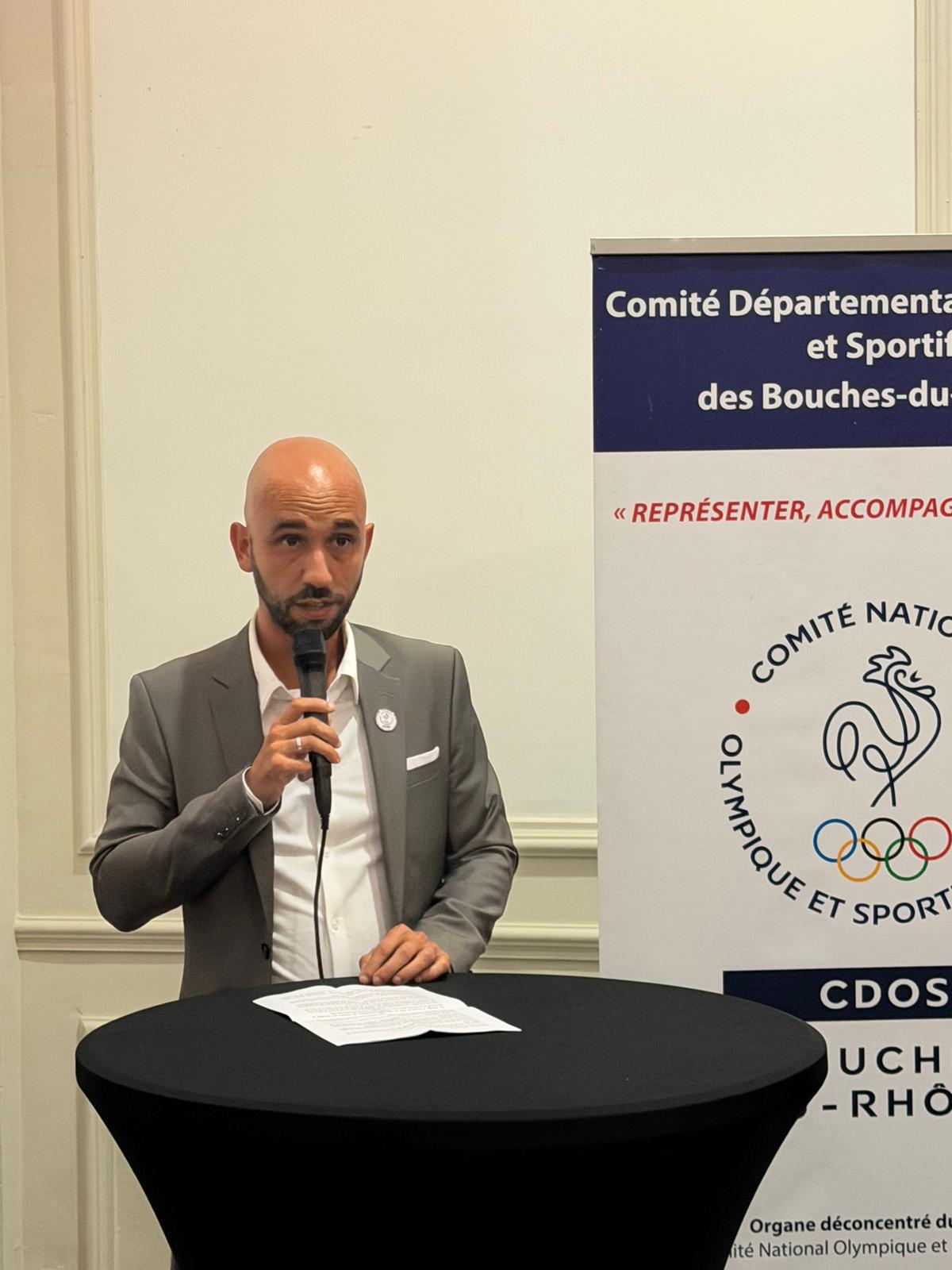 Une première année ambitieuse pour Michaël Gallet à la tête du CDOS 13
