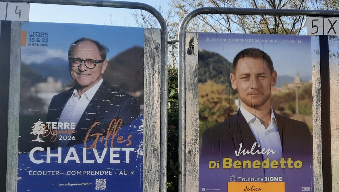Dans le 04, un second tour qui se joue à Digne et à Peyruis