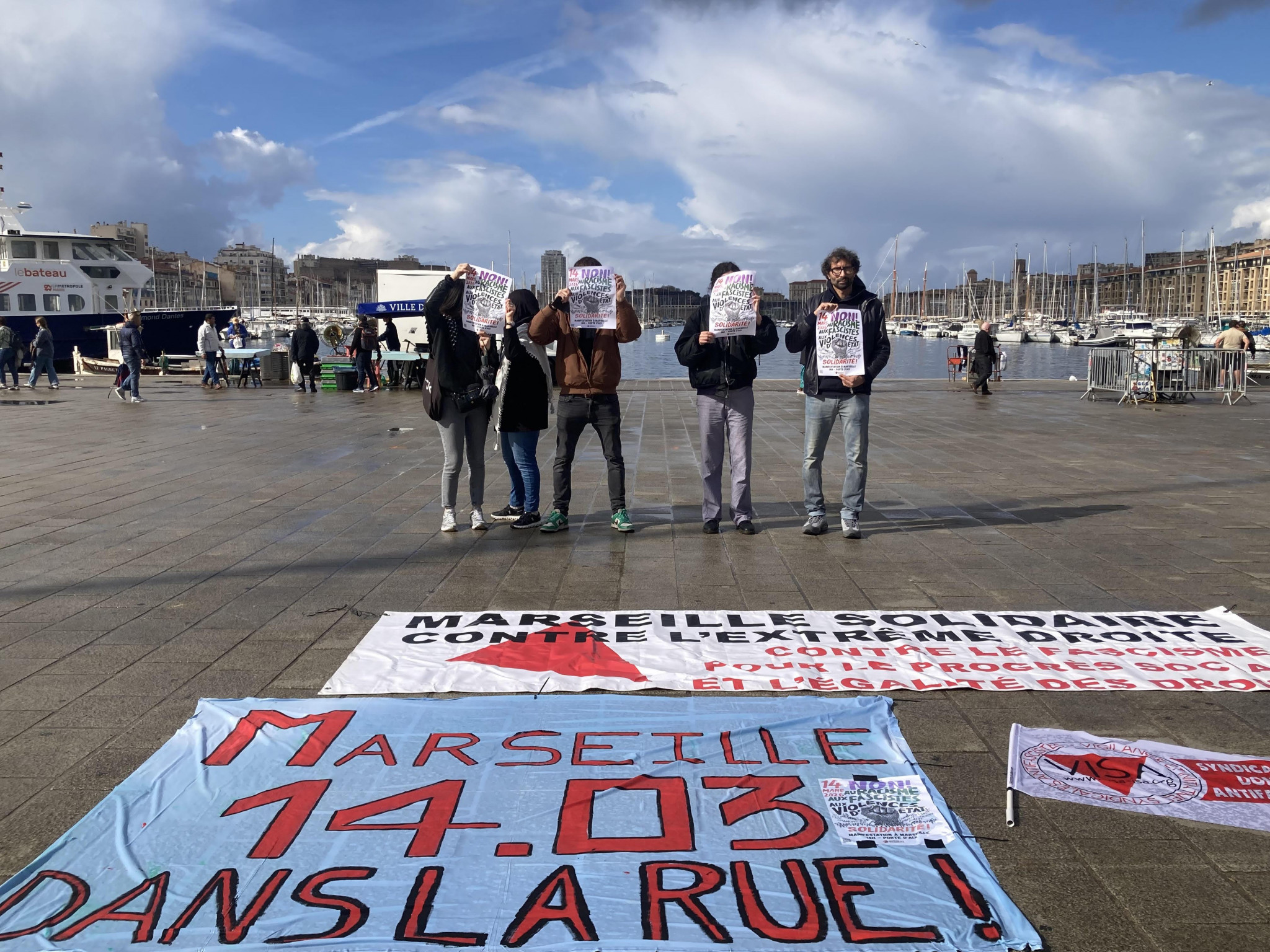 Ils appellent à battre le pavé contre l’extrême droite à Marseille