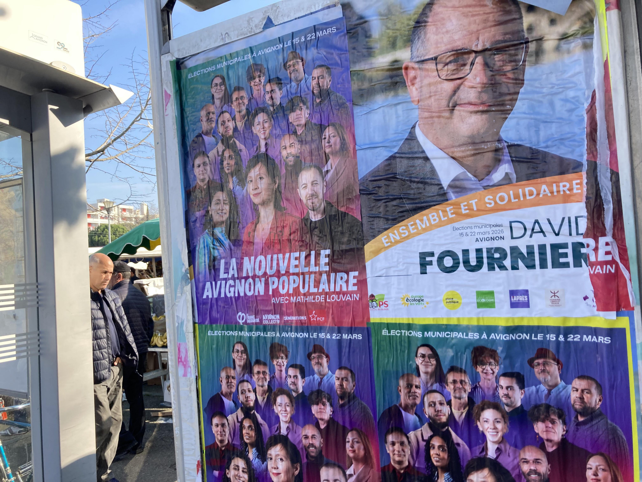 À Avignon, passage en revue des colistiers des différents candidats