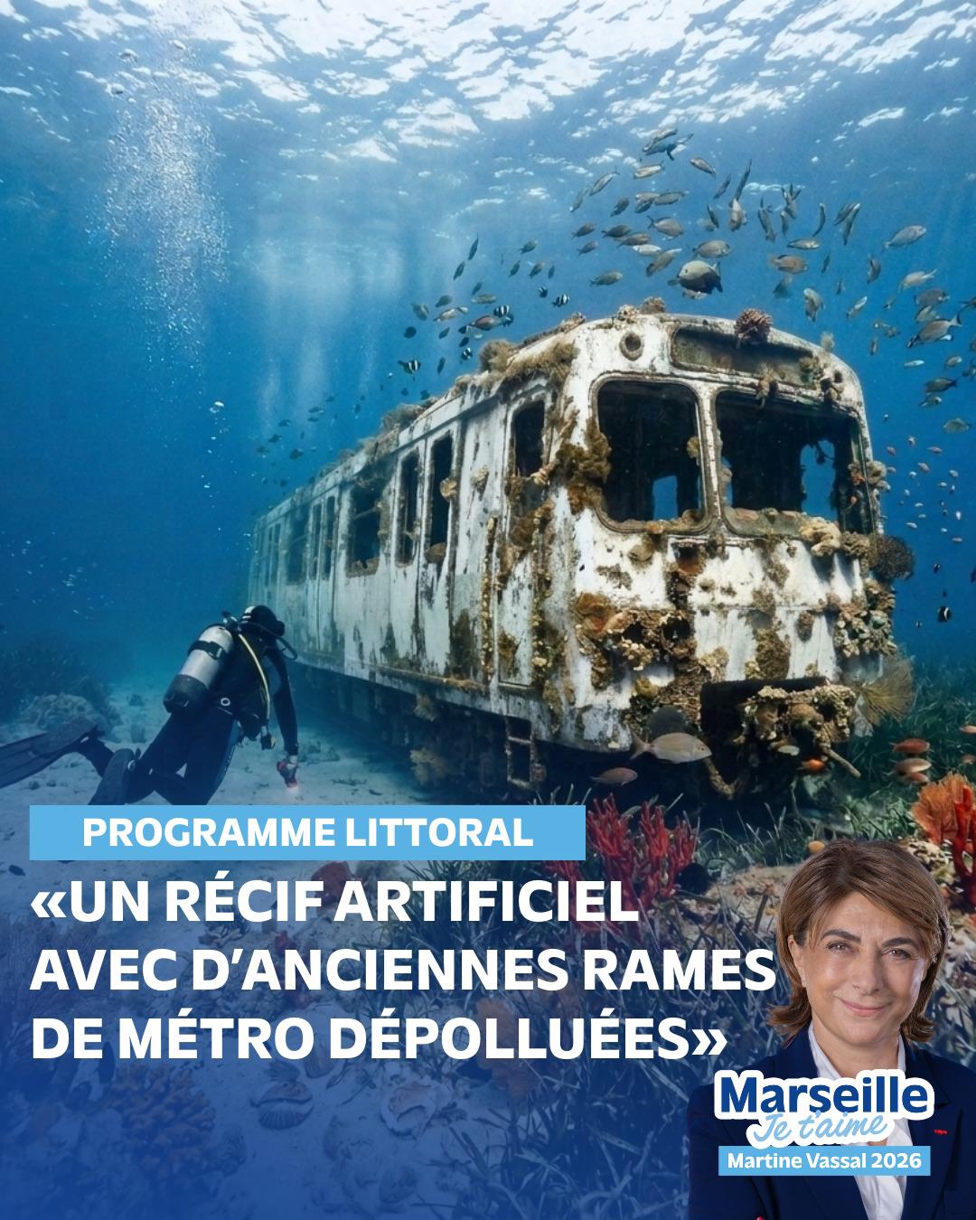 Pour Martine Vassal, des tramways sur terre, des métros dans l’eau