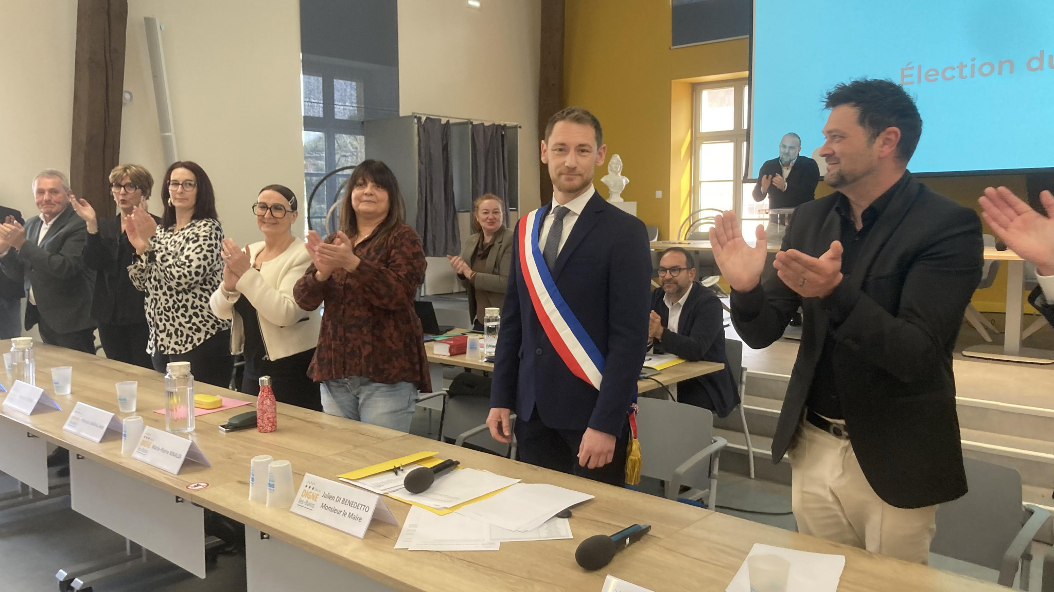 Julien Di Benedetto élu maire de Digne à l’unanimité