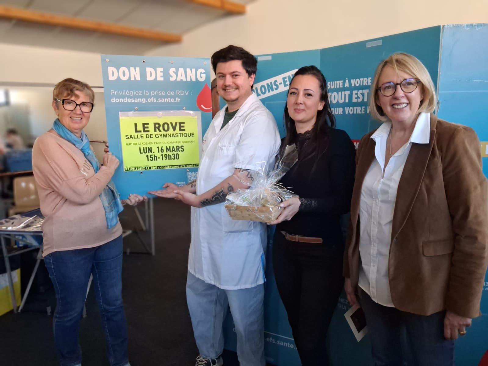 Le Rove : 100e&nbsp;inscription au&nbsp;don du sang