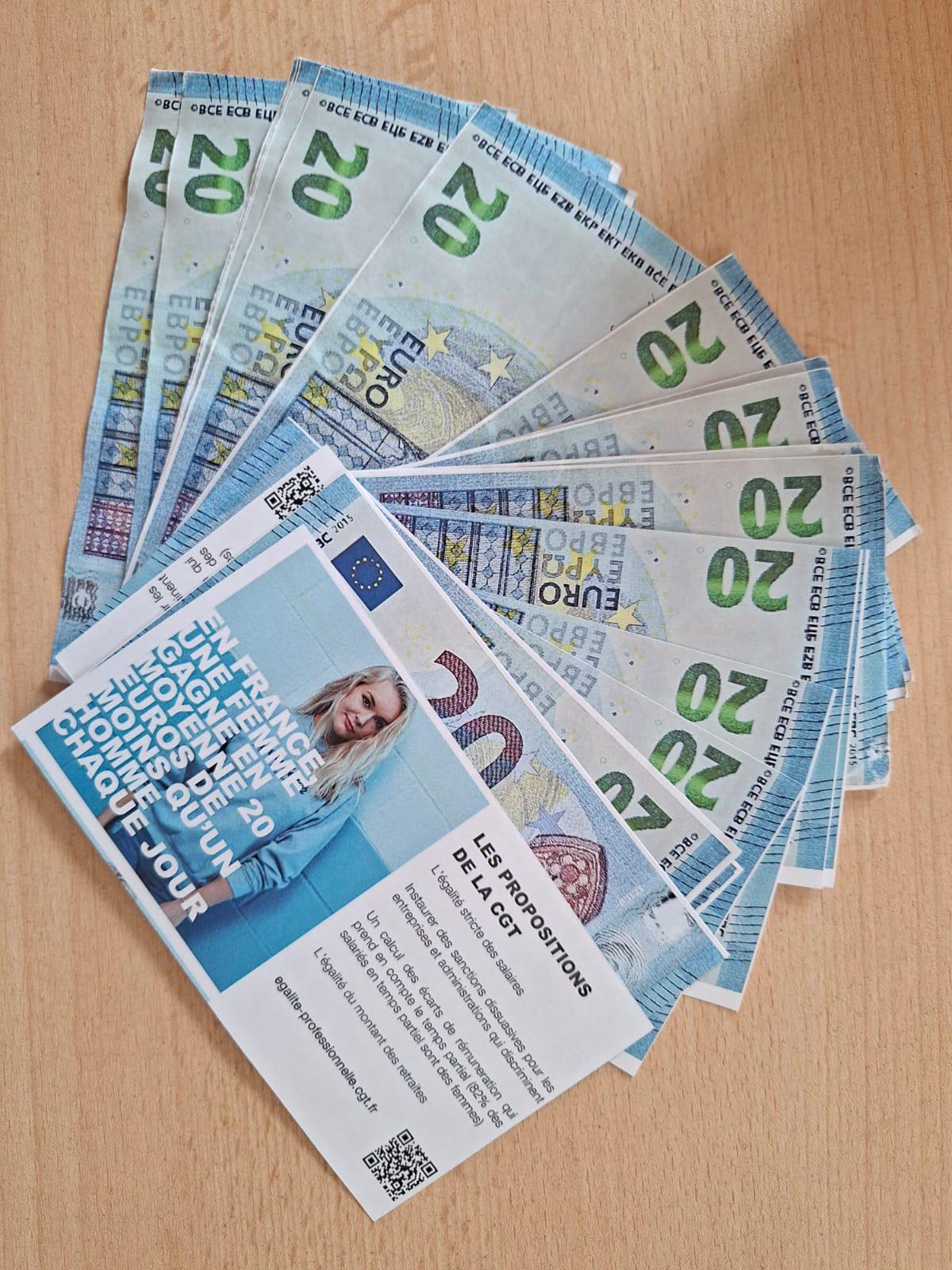 Hautes-Alpes : la CGT lance de faux billets pour un vrai combat