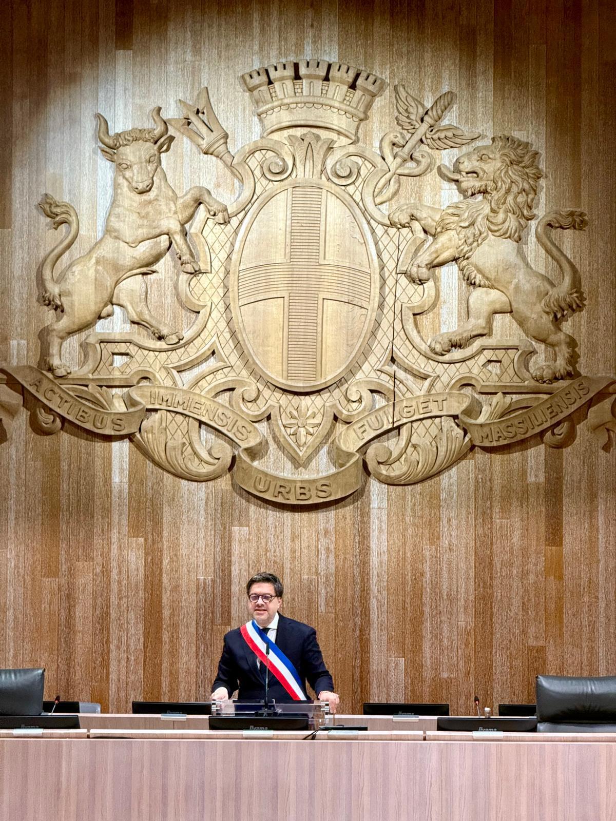 Benoît Payan officiellement réélu maire de Marseille avec l’ensemble des voix de la majorité