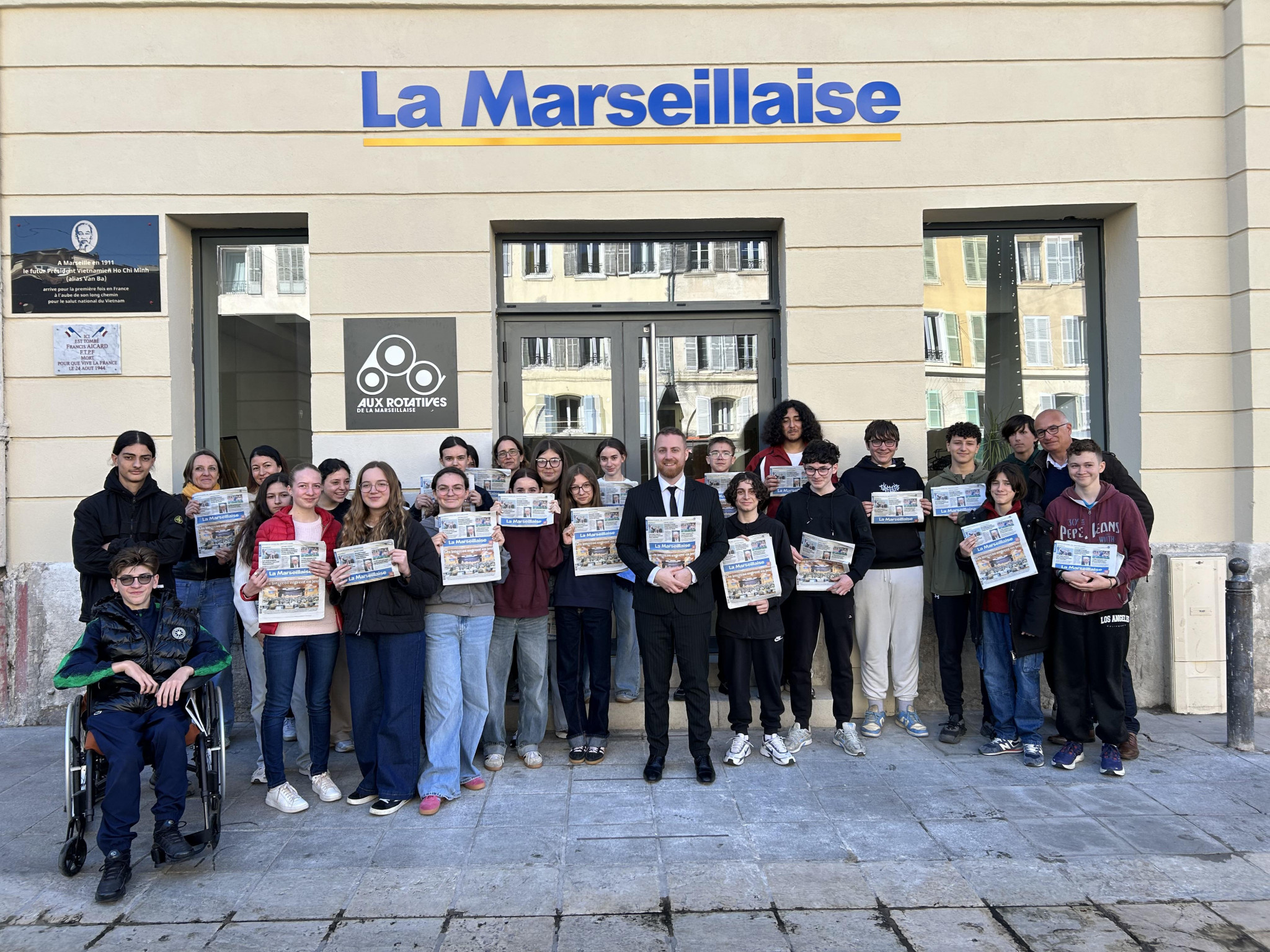 Le collège Sylvain-Menu dans les coulisses de La Marseillaise