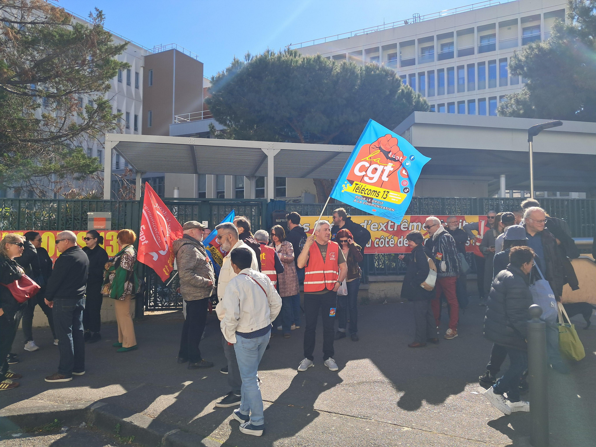 La CGT milite pour rouvrir le site d’Orange à Saint-Mauront