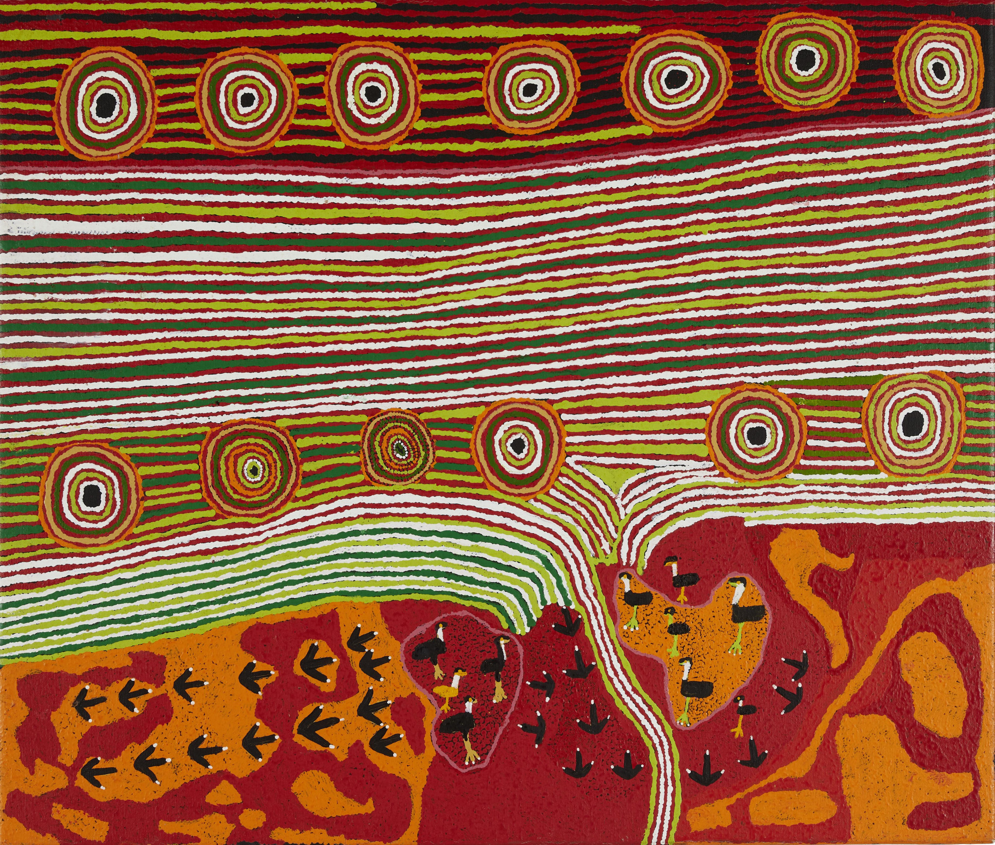 L’art aborigène dévoile la grammaire secrète de sa culture millénaire
