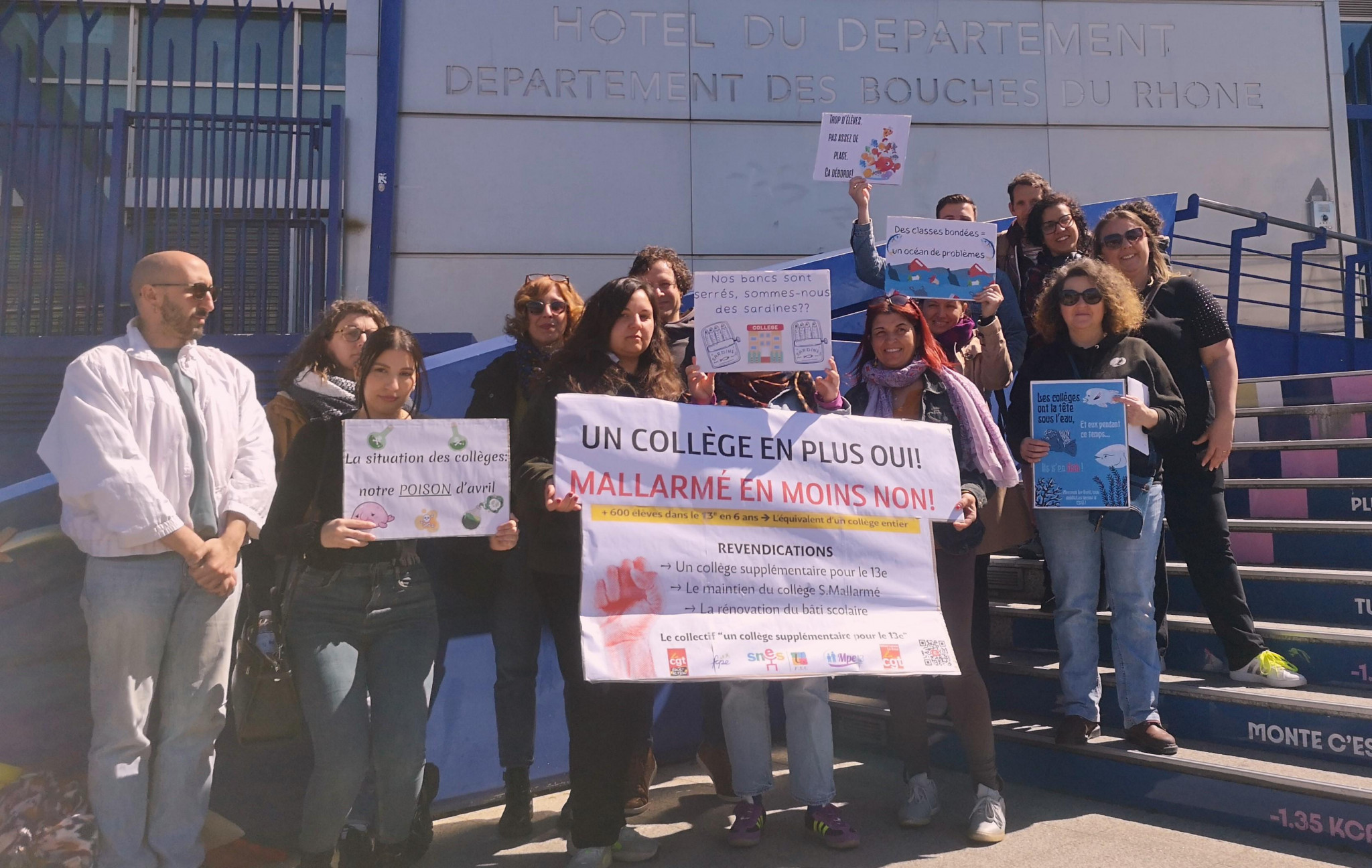 Pour les enseignants et les parents, le 13e arrondissement de Marseille a besoin d’«&nbsp;un collège de plus&nbsp;»