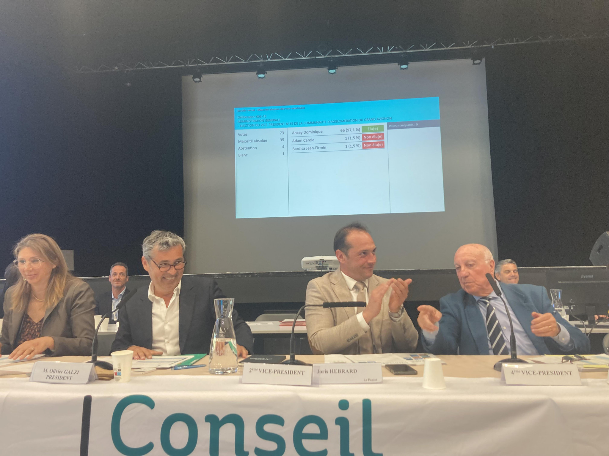 Cette fois, le RN est représenté dans les vice-présidences du Grand Avignon