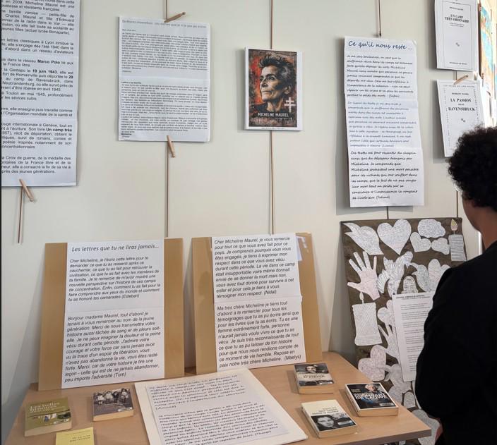 À Toulon, les lycéens mettent à l’honneur Micheline Maurel