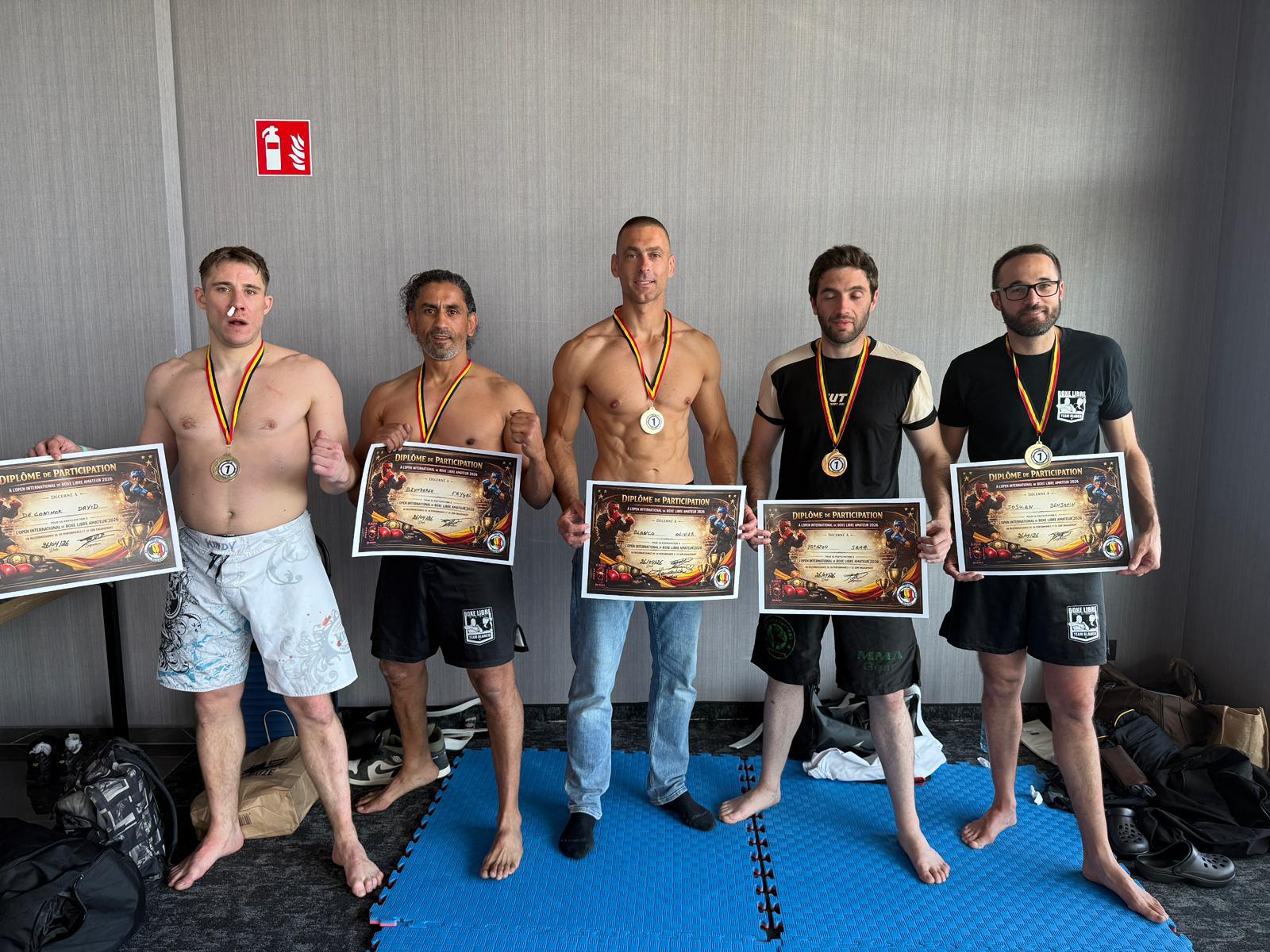 Carton plein pour le Kickboxing Simiane en Belgique