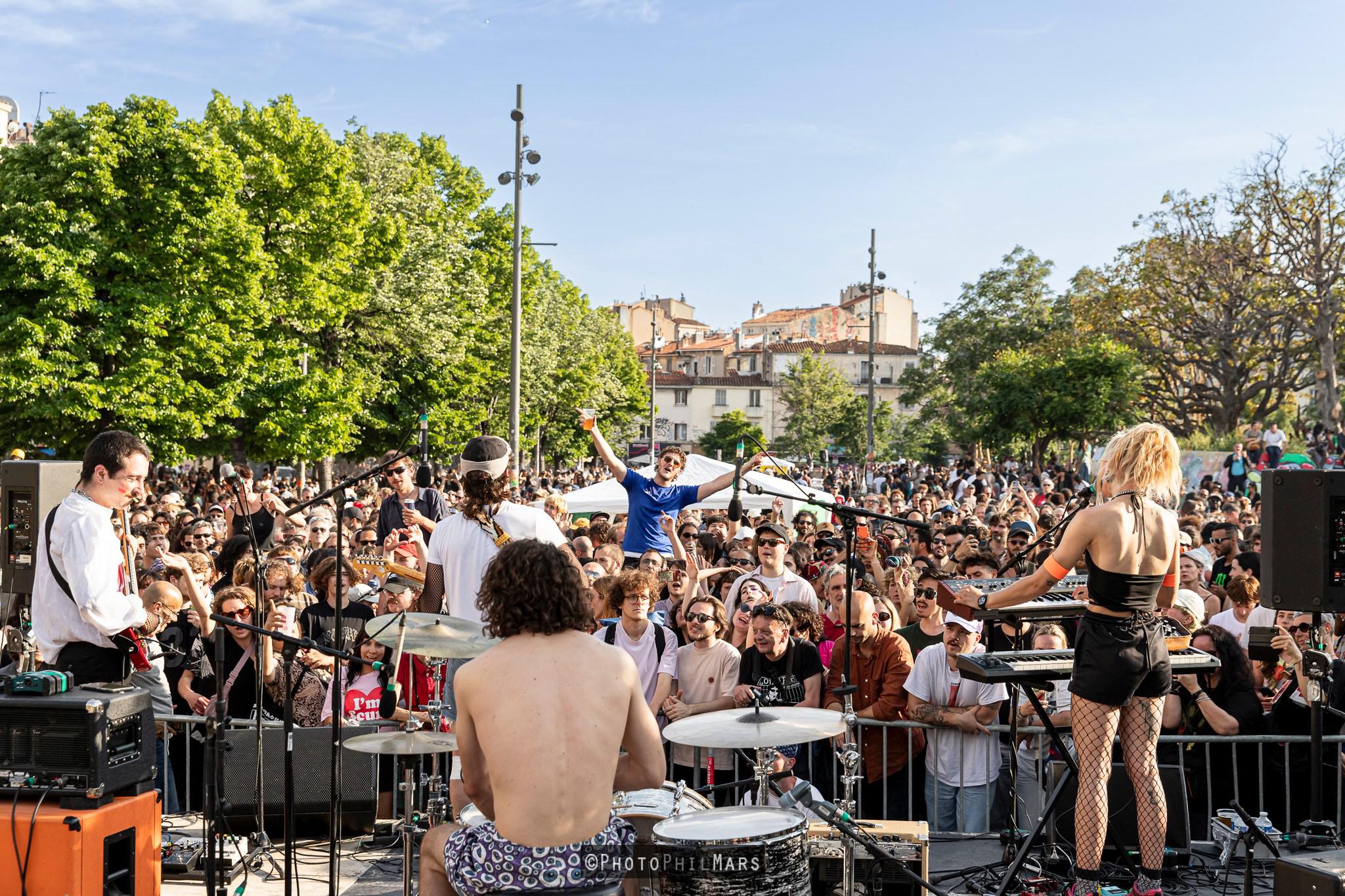 Le quartier de la Plaine à Marseille s’apprête à une déferlante rock
