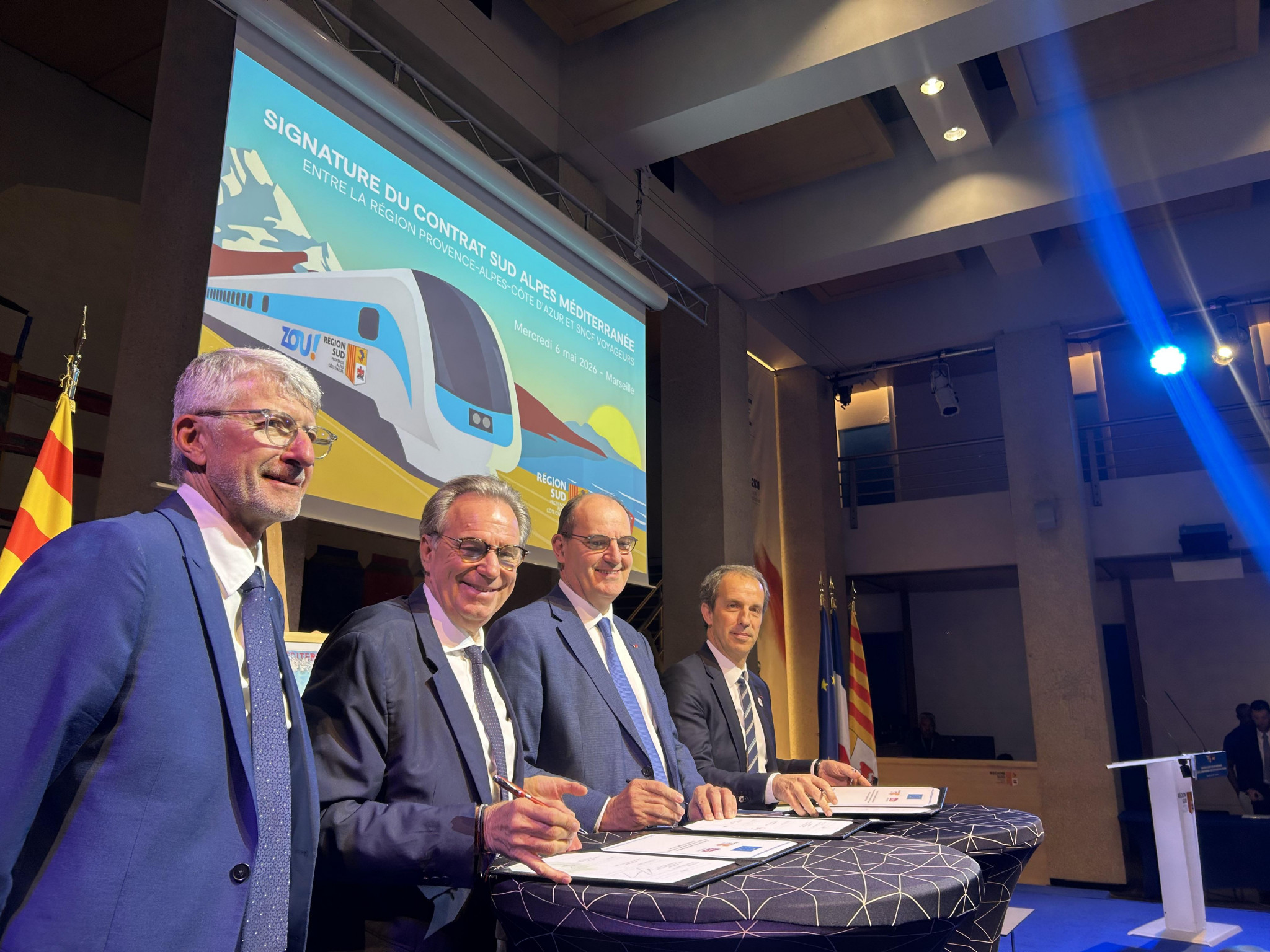 La Région Sud signe avec la SNCF un nouveau contrat
