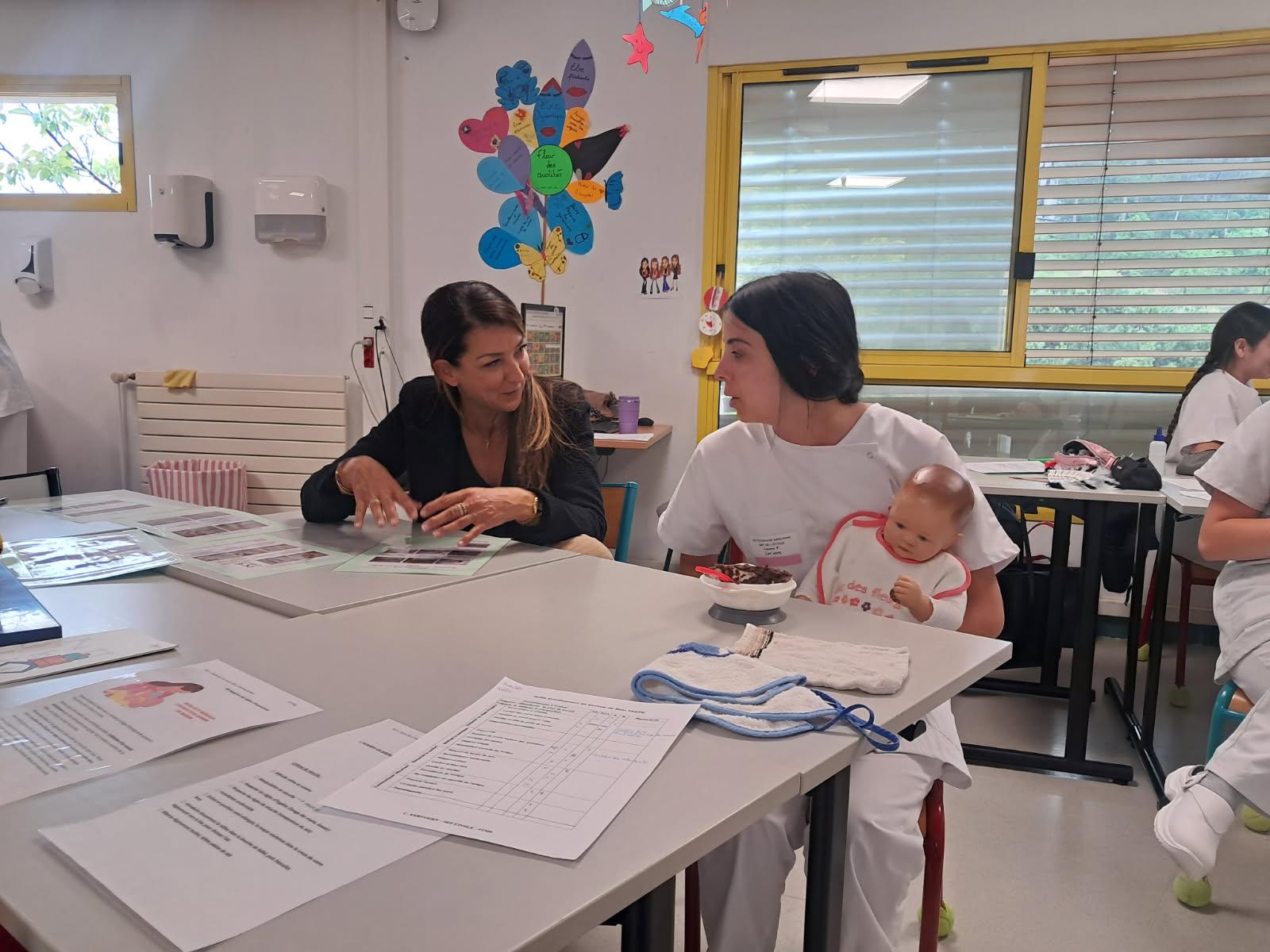 Gardanne : Sabrina Roubache en visite au lycée de l’étoile