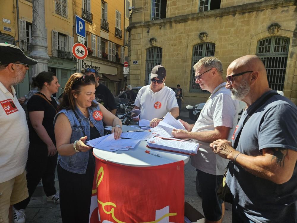 À Aix-en-Provence, la CGT sur le pont pour sauver la distribution de la presse